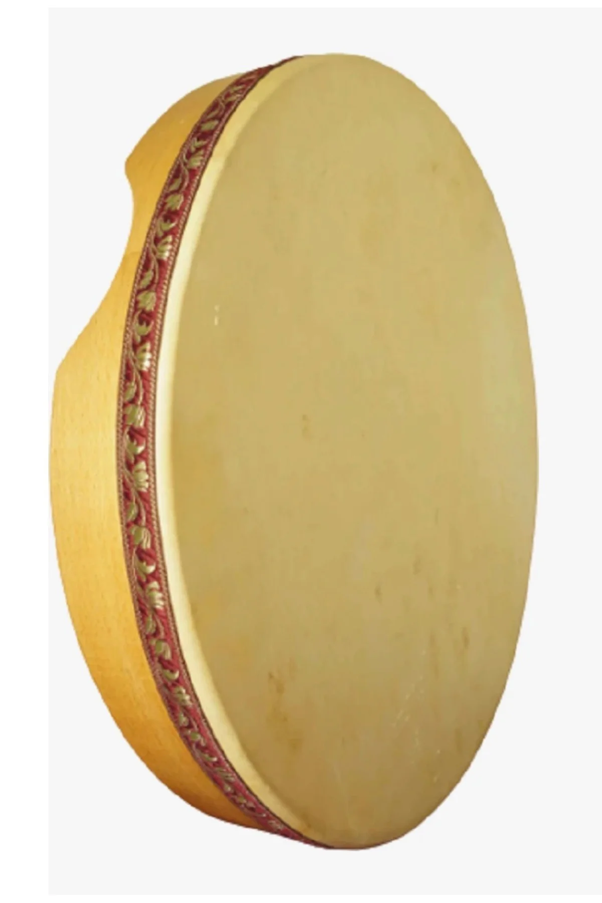 TURQANO Bendir 45CM Hayvan Derili Ceviz Kasnak Def