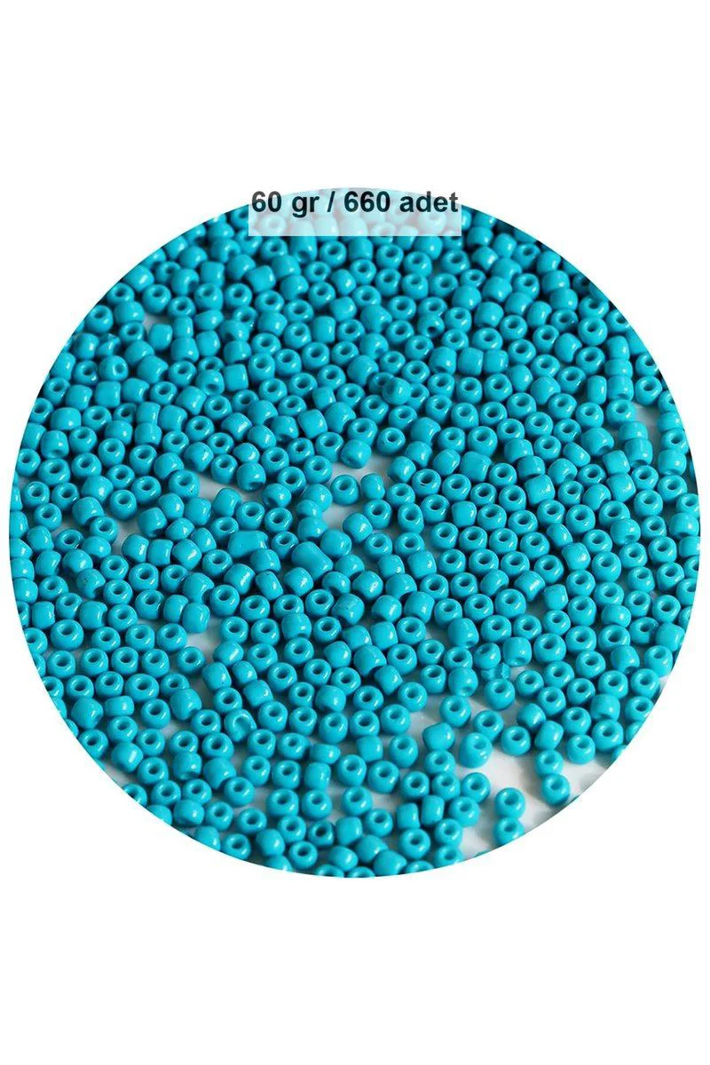Turquaz Mavi 4 mm Cam Boncuk - 60g / 660 Adet Oya Yazma, Bileklik ve Kolye Yapımı İçin Fiyatı, Yorumları ve Özellikleri
