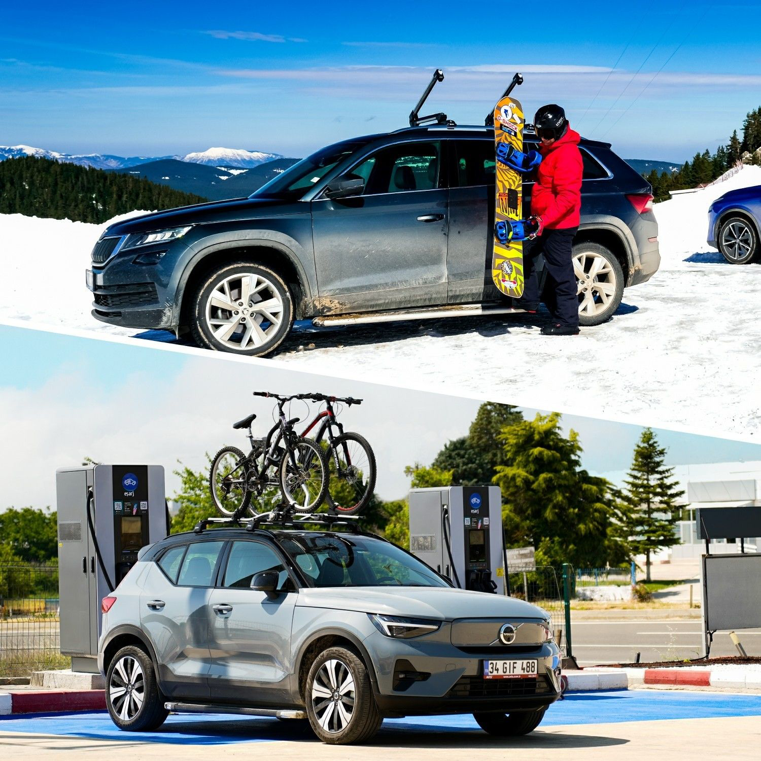 Turtle Chery Uyumlu Tiggo 8 Suv -18 Turtle Air2 Ara Atkı Gri