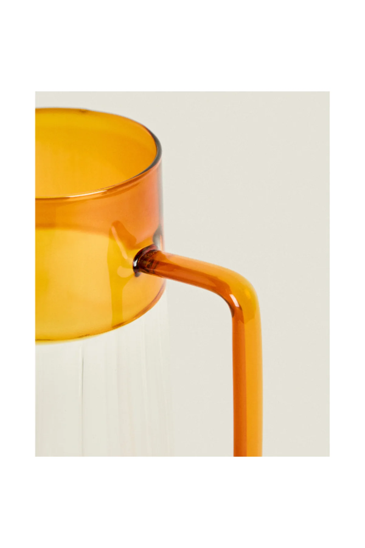 Turuncu Detaylı Cam Sürahi 1600 ml
