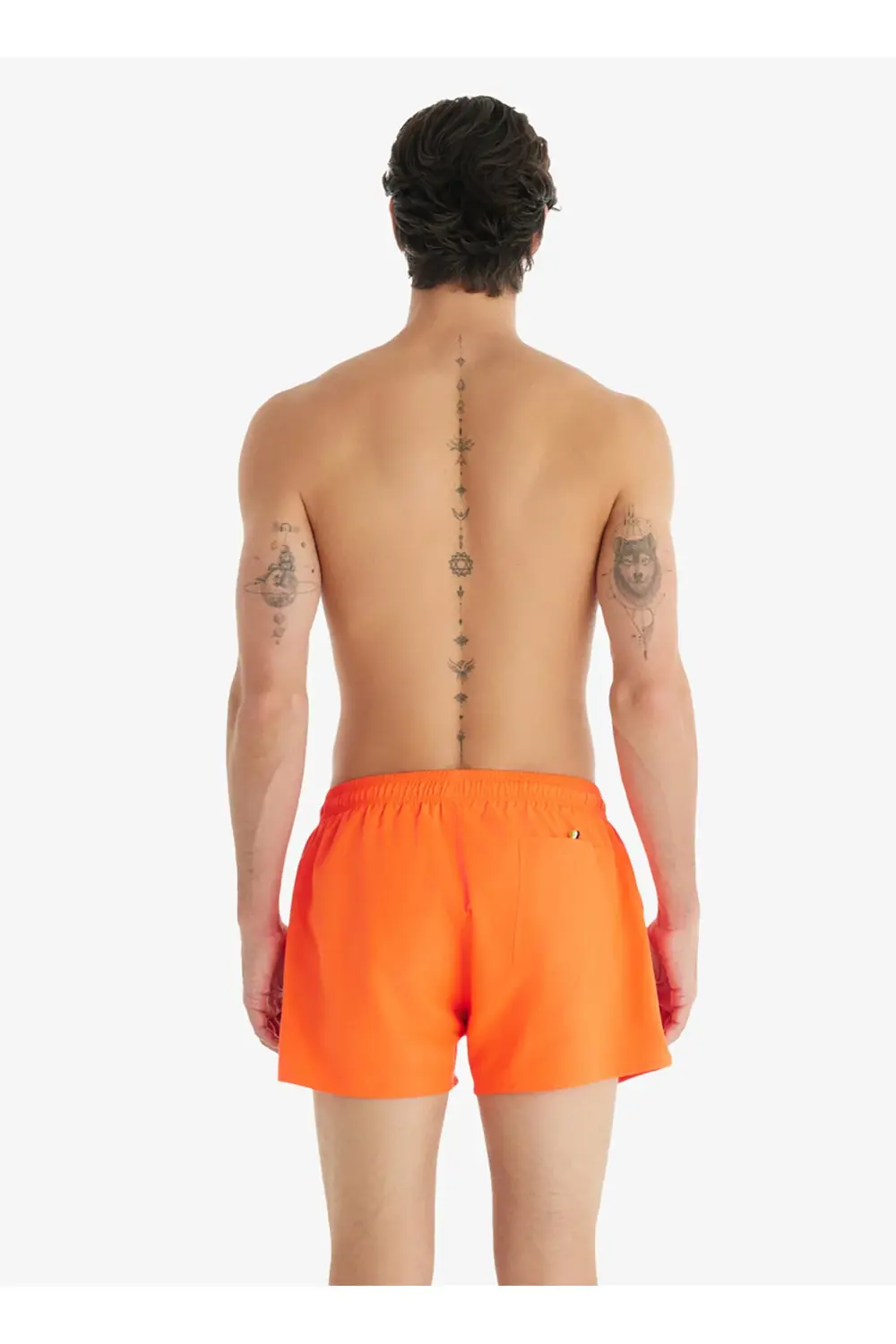 Turuncu Erkek Şort Mayo 10751