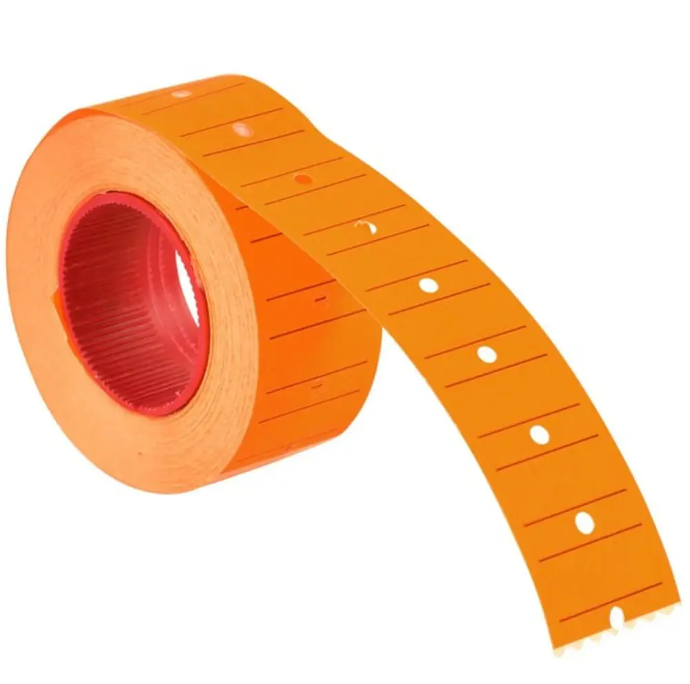 Turuncu Fiyat Etiketi 12x21 mm - 1 Adet