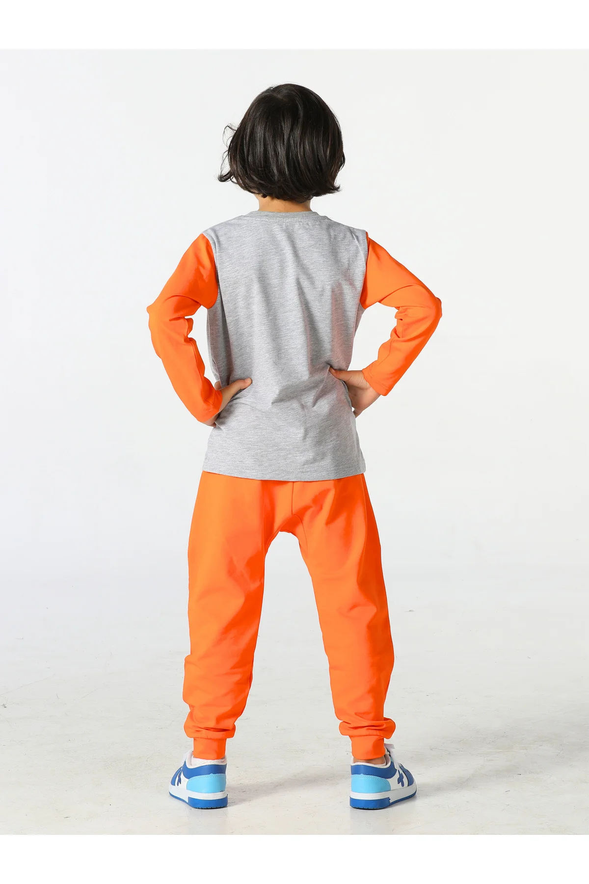 Turuncu Kaykay Baggy Pantolon Takım
