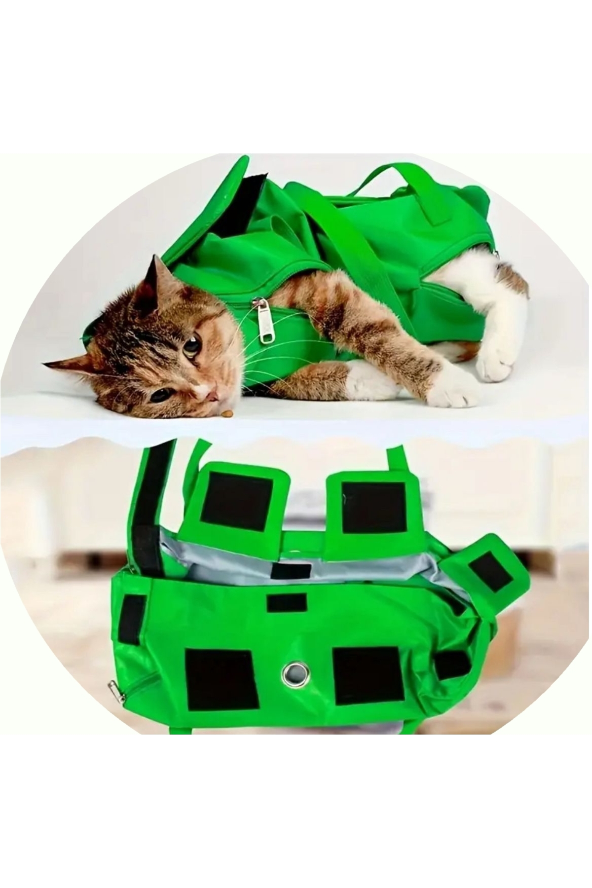 Ekvet Turuncu Kedi Enjeksiyon Çantası Medium ( 2,5Kg - 5 Kg ) Boy 42Cm