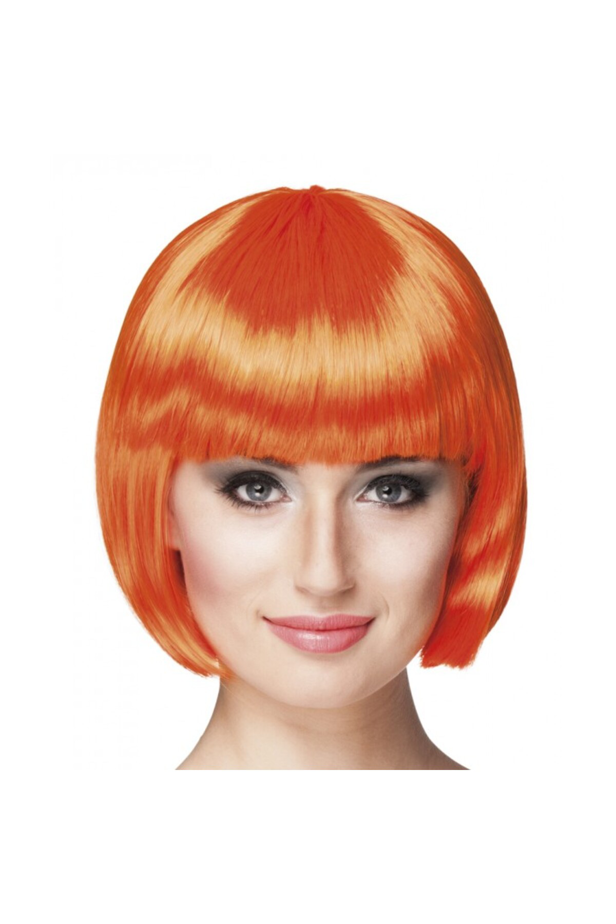 Ok Aksesuar Turuncu Renk Parti Peruğu Küt Saç Go50603150520