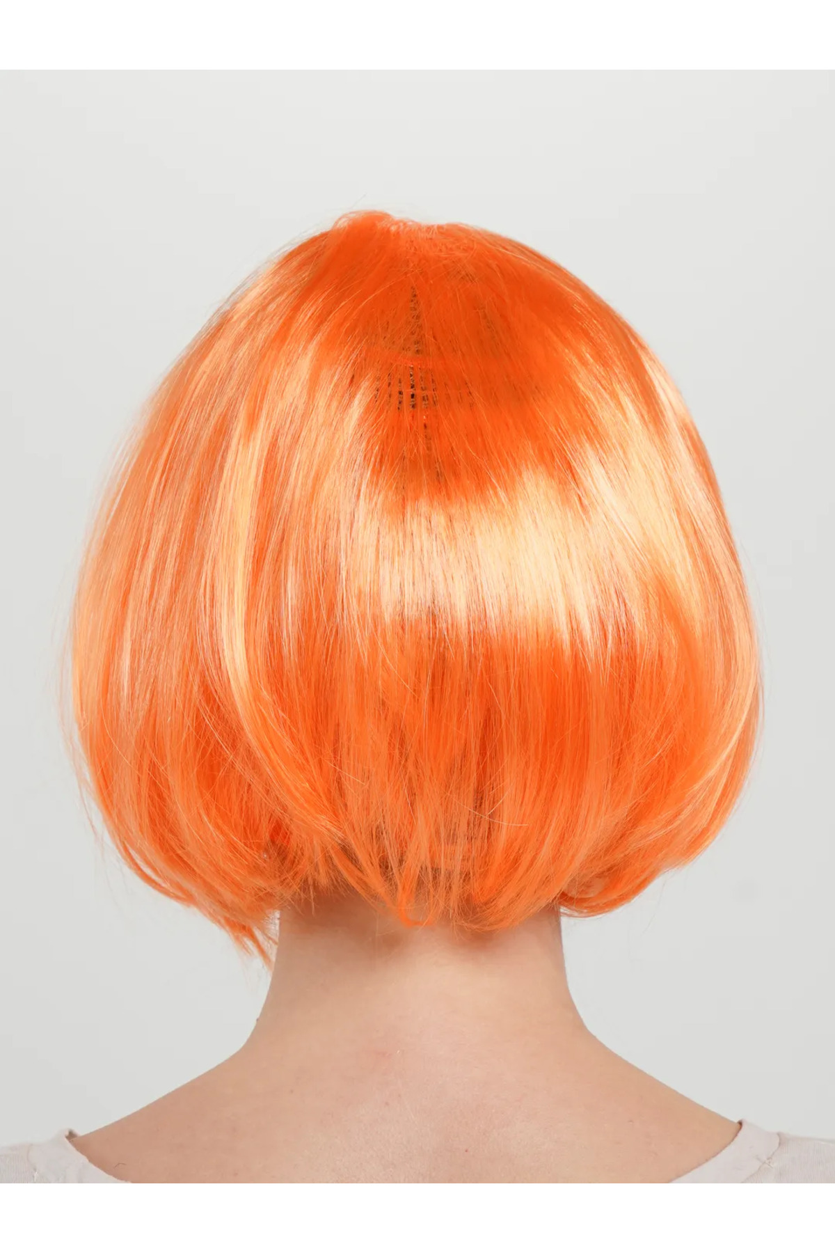 Ok Aksesuar Turuncu Renk Parti Peruğu Küt Saç Go50603150520