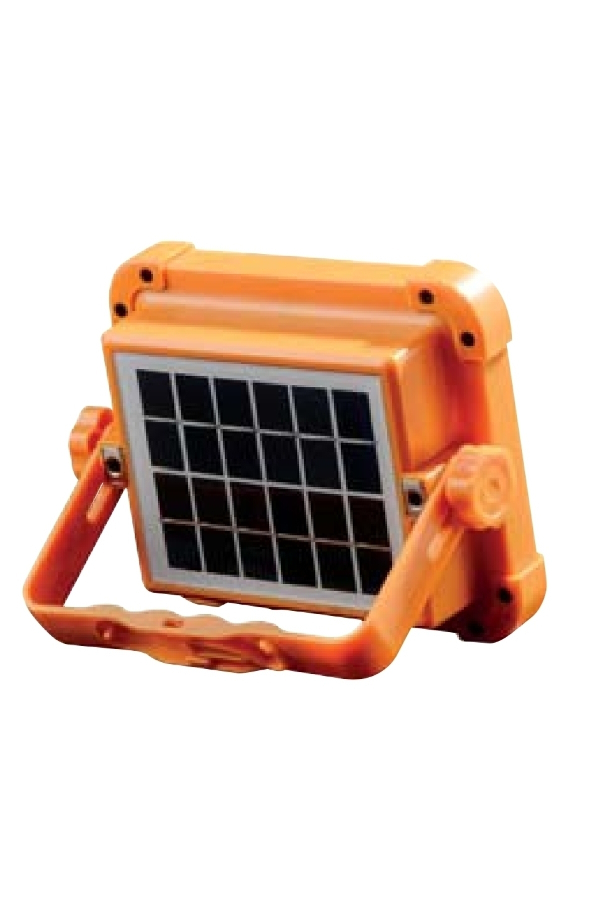 Turuncu Turbo solar led projektör Kamp Solar