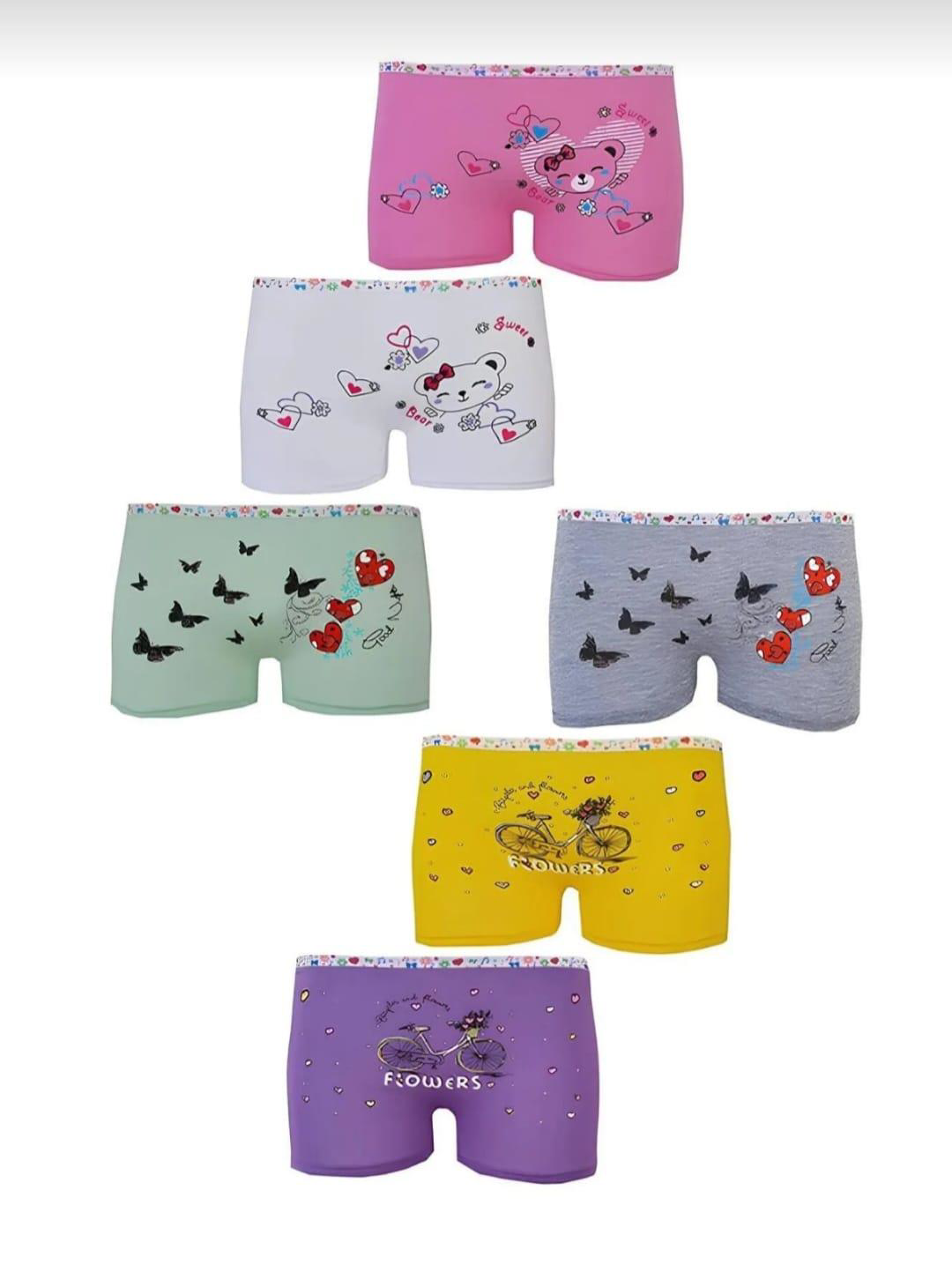 TUTKU 0181 KIZ ÇOCUK DESENLİ BOXER 12 ADET TUTKU 0181 KIZ ÇOCUK DESENLİ BOXER 12 ADET