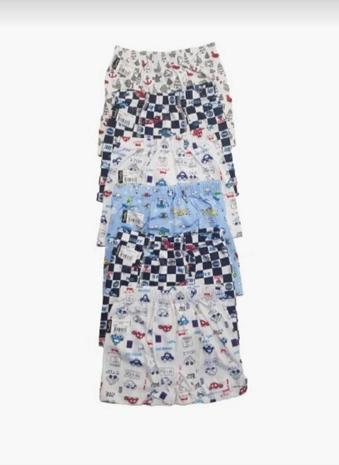 TUTKU 0254 ERKEK ÇOCUK DESENLİ BOXER ŞORT 12 ADET TUTKU 0254 ERKEK ÇOCUK DESENLİ BOXER ŞORT 12 ADET