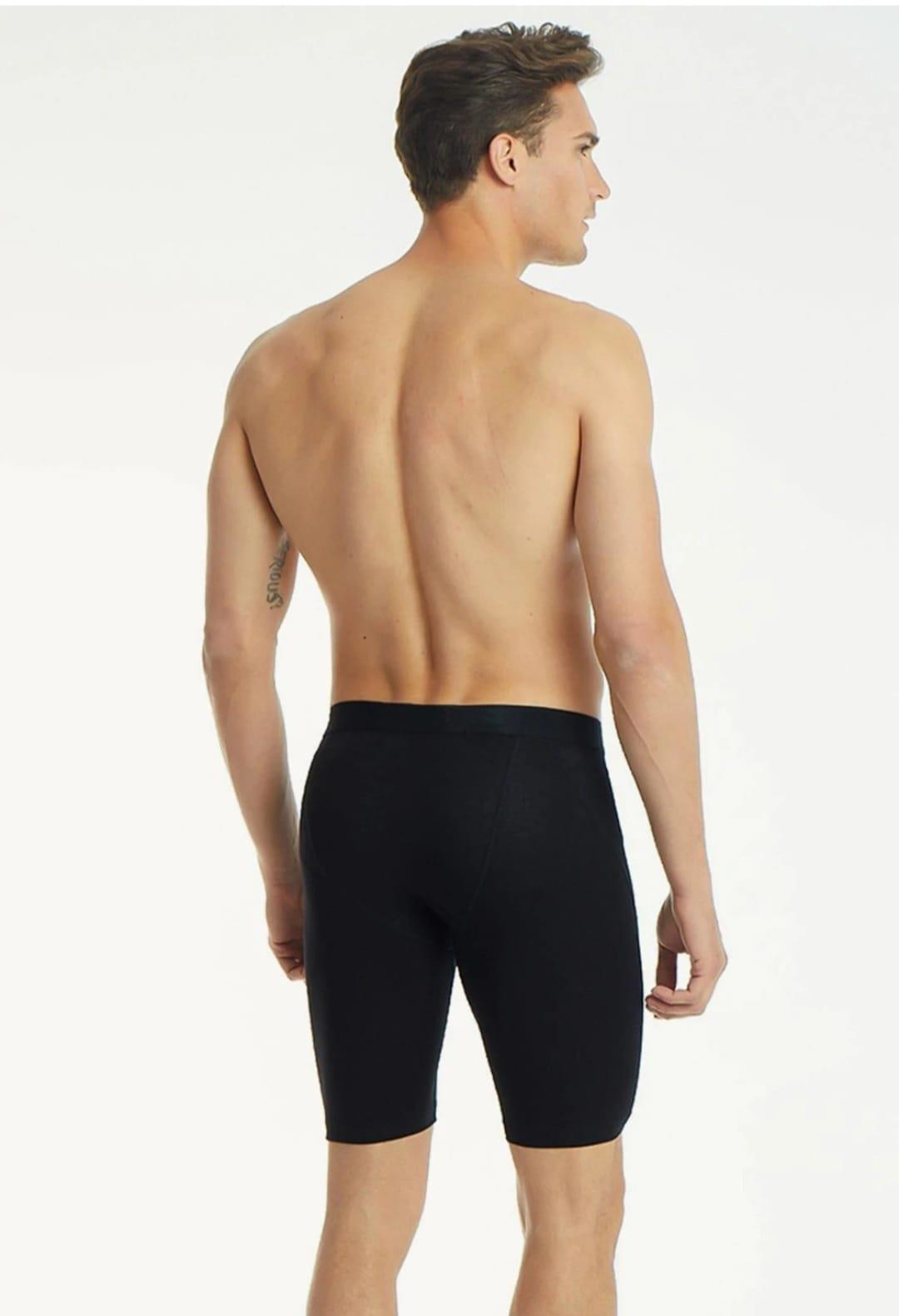 Tutku Elit Tutku Elit 1253 Erkek Elastan Likrali Uzun Boxer Tekli