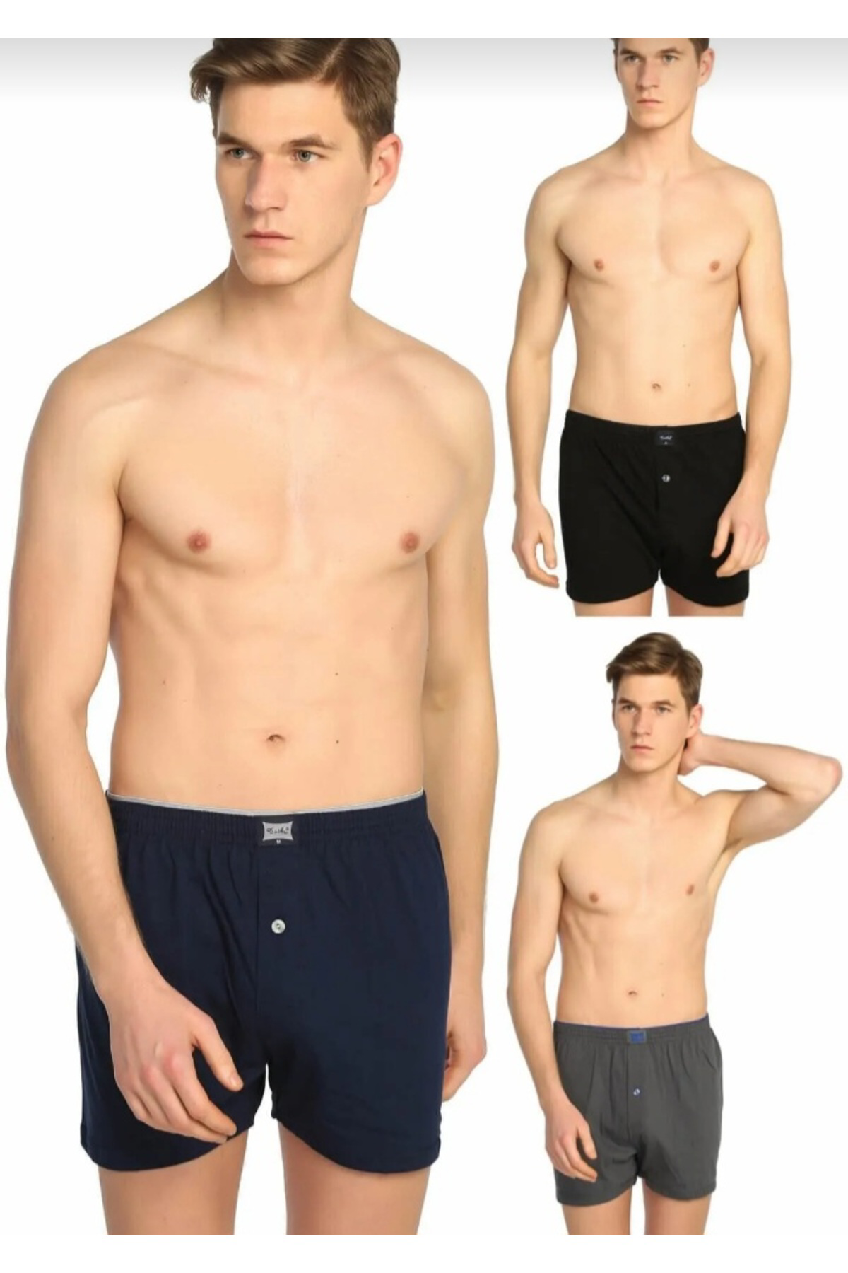 Tutku erkek penye %100 pamuklu boxer 5'li