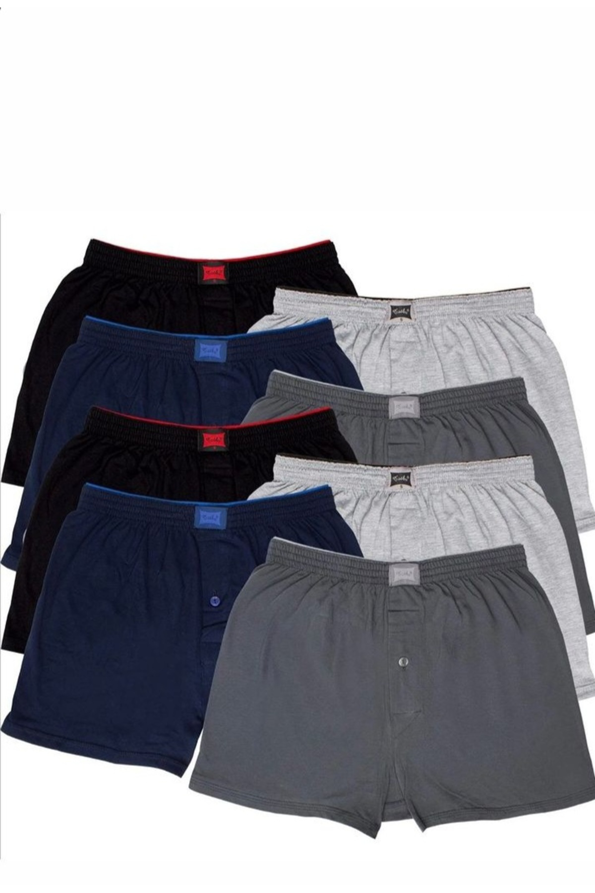 Tutku erkek penye %100 pamuklu boxer 5'li