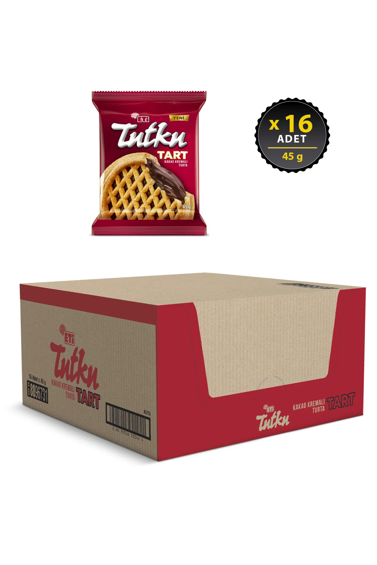 Tutku Tart 45 g x 16 Adet