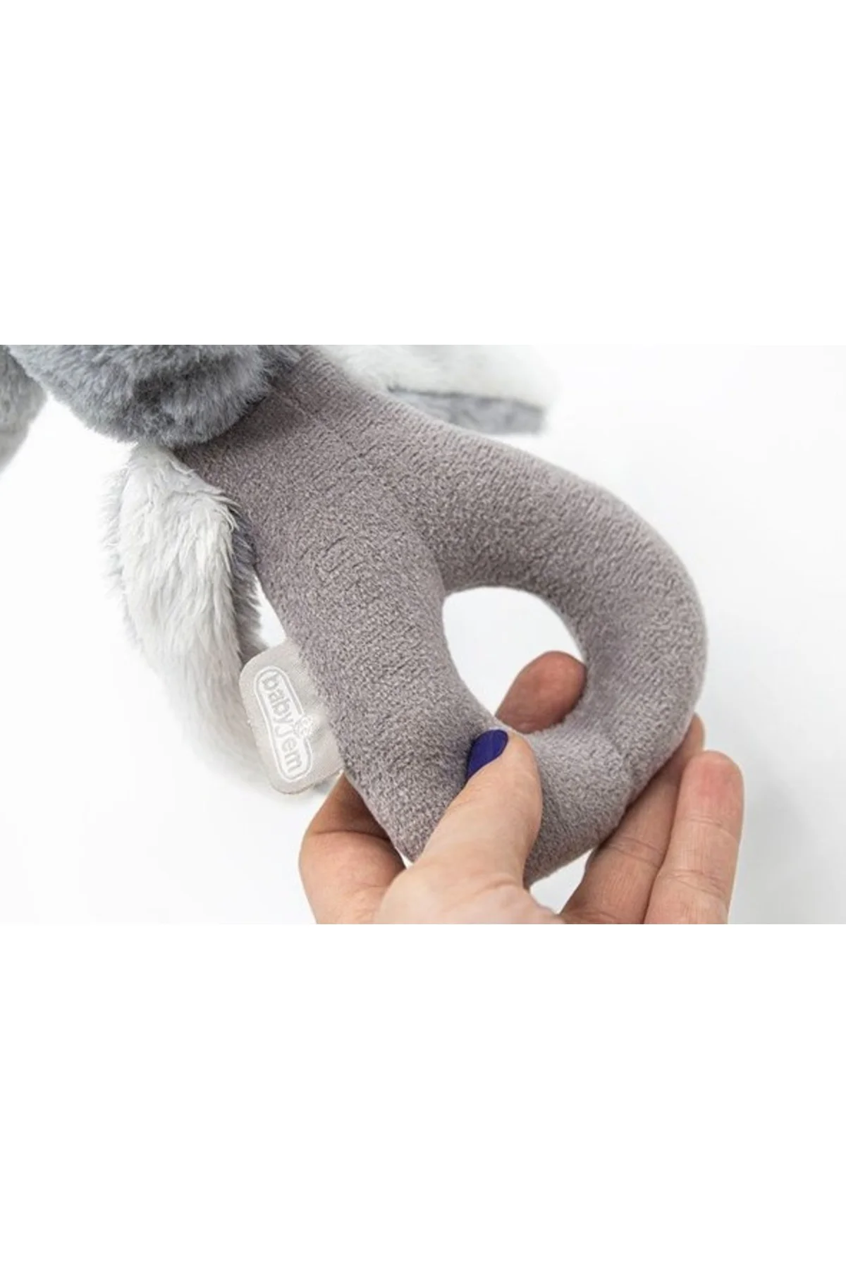 Tutmalı Peluş Mini Tavşan 842 Gri