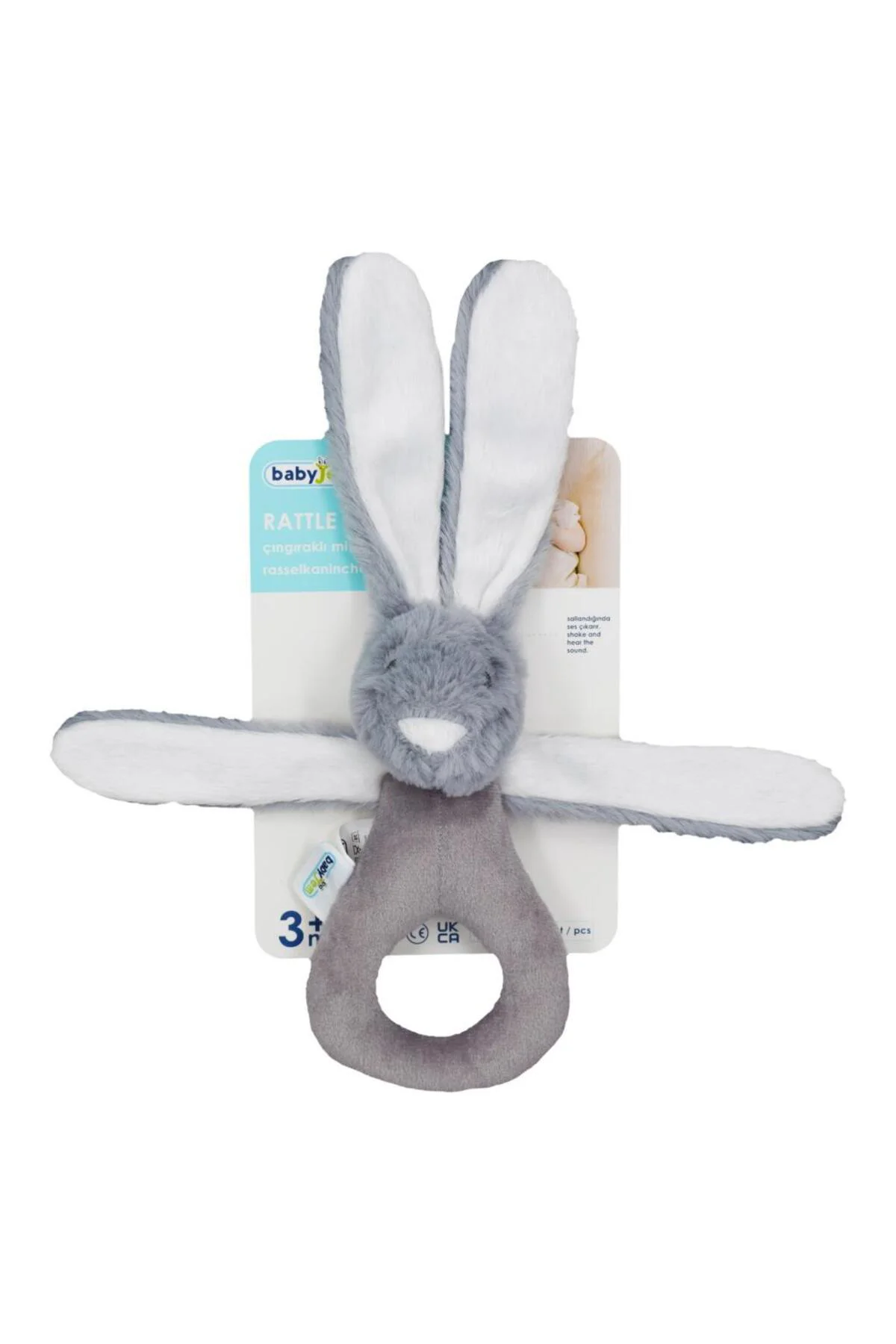 Tutmalı Peluş Mini Tavşan 842 Gri