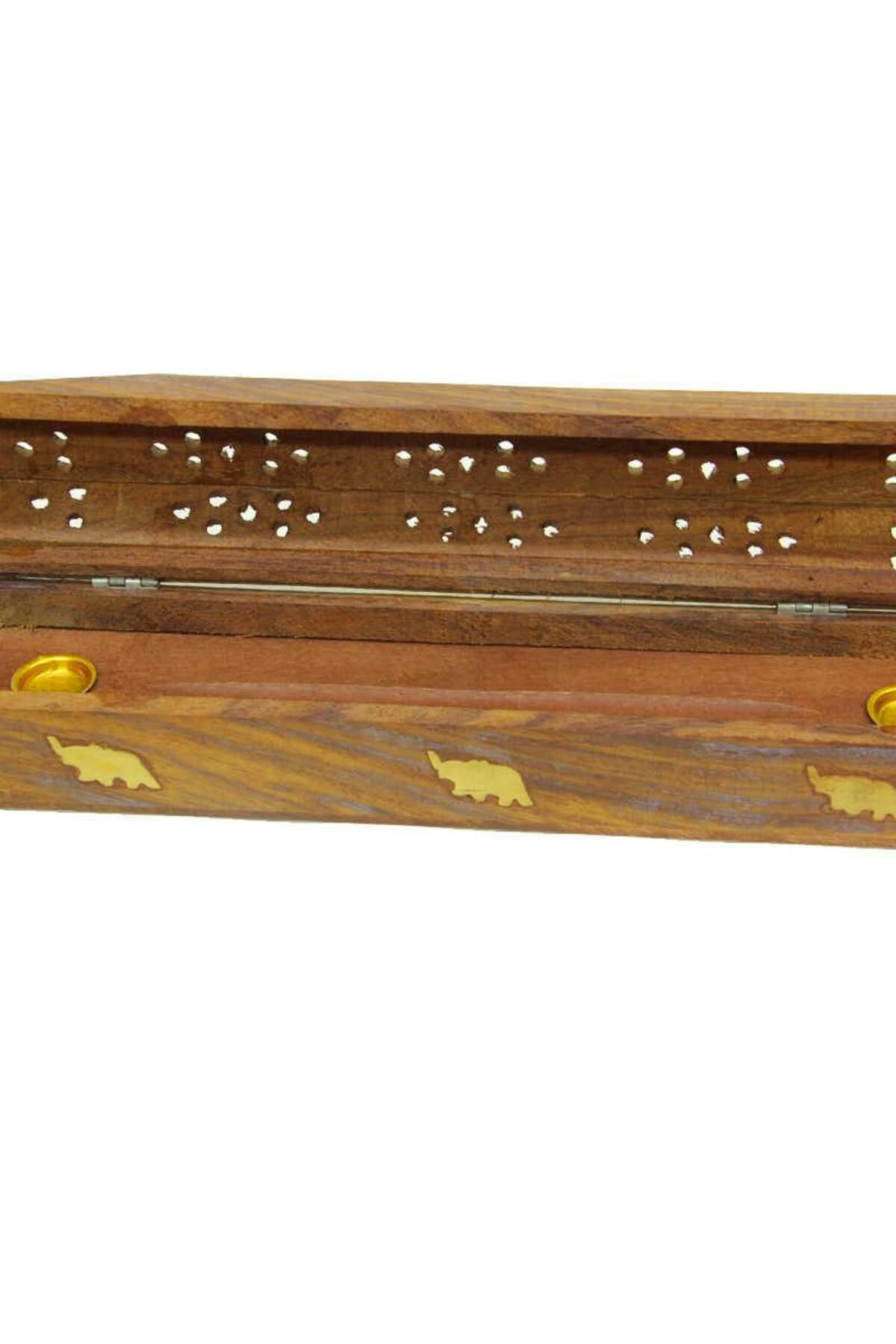 Zs Demir Tütsü Kutusu Büyük Hazneli Desenli Model