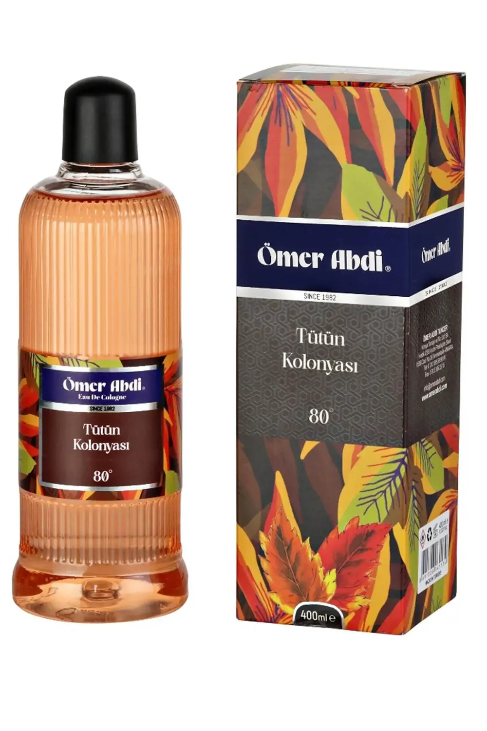 Tütün Kolanyası 80 Derece Pet Şişe 400ml-Tütün Kolonyası