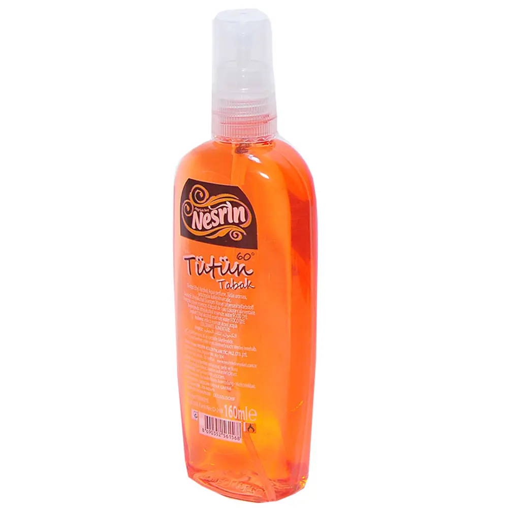 Tütün Kolonyası 60 Derece Pet Şişe Sprey 160 ML