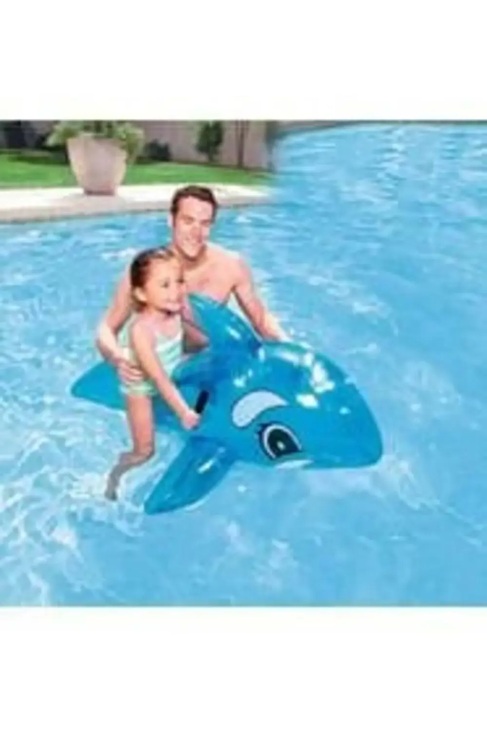 TUTUNMALI BALİNA HAVUZ BİNİCİ BOTU 117 X 71CM - 41036