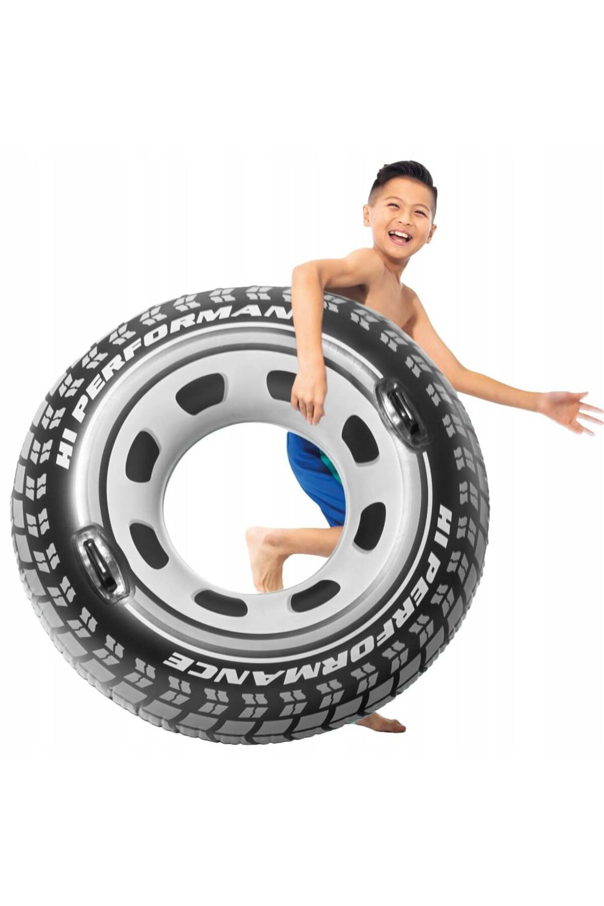 Colezium Tutunmalı Deniz Simiti Araba Lastiği Desenli 114Cm