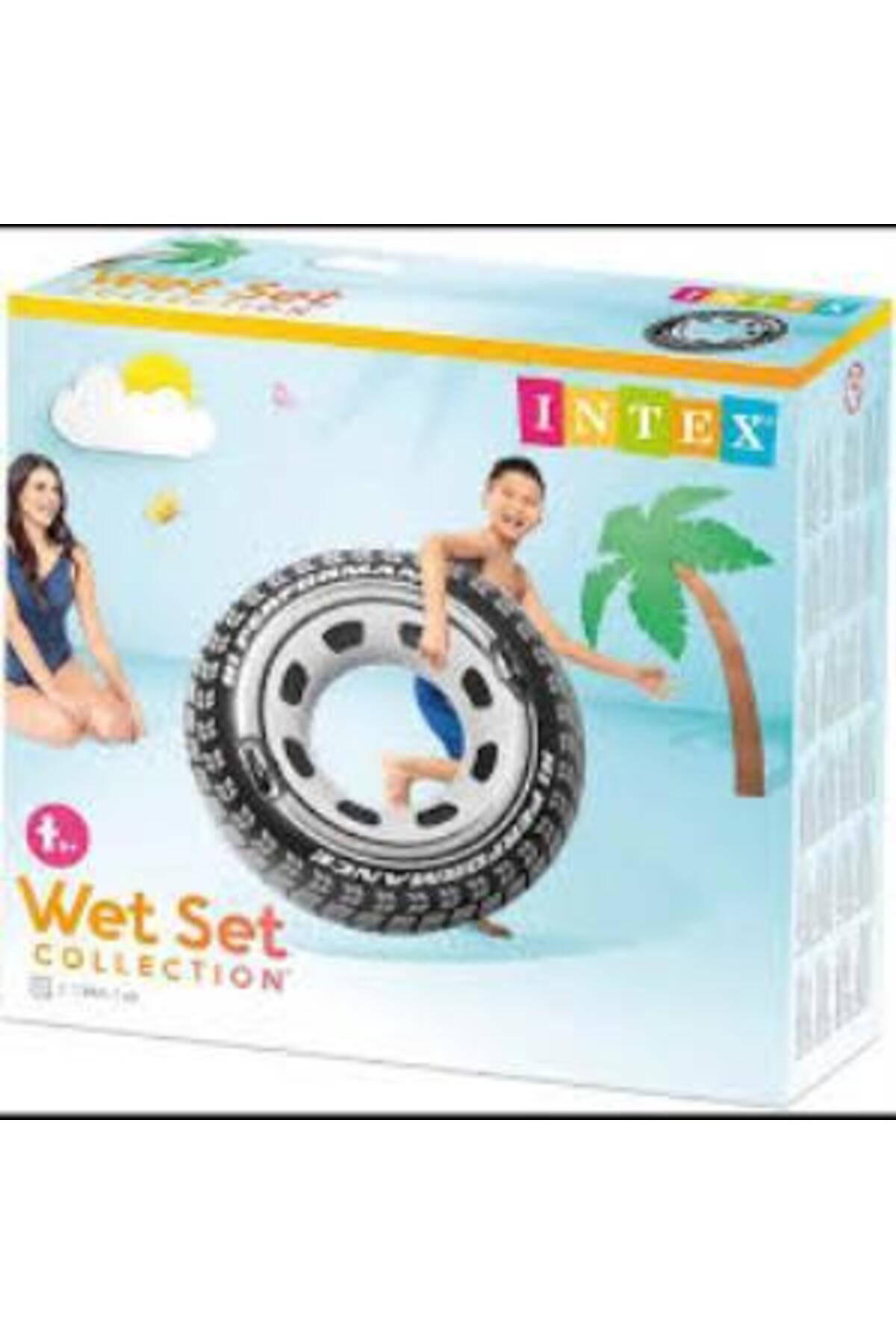 Colezium Tutunmalı Deniz Simiti Araba Lastiği Desenli 114Cm