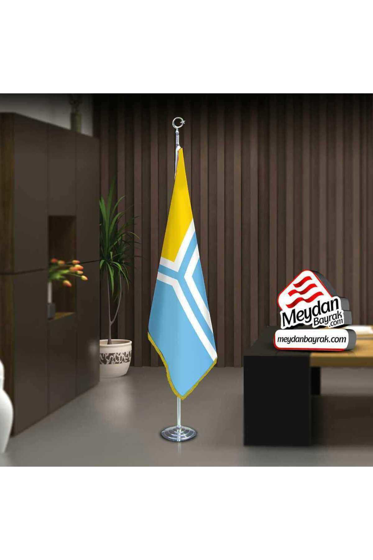 Tuva -Tıva Cumhuriyeti Bayrak -Ofis -Makam-Toplantı Odaları -Dire