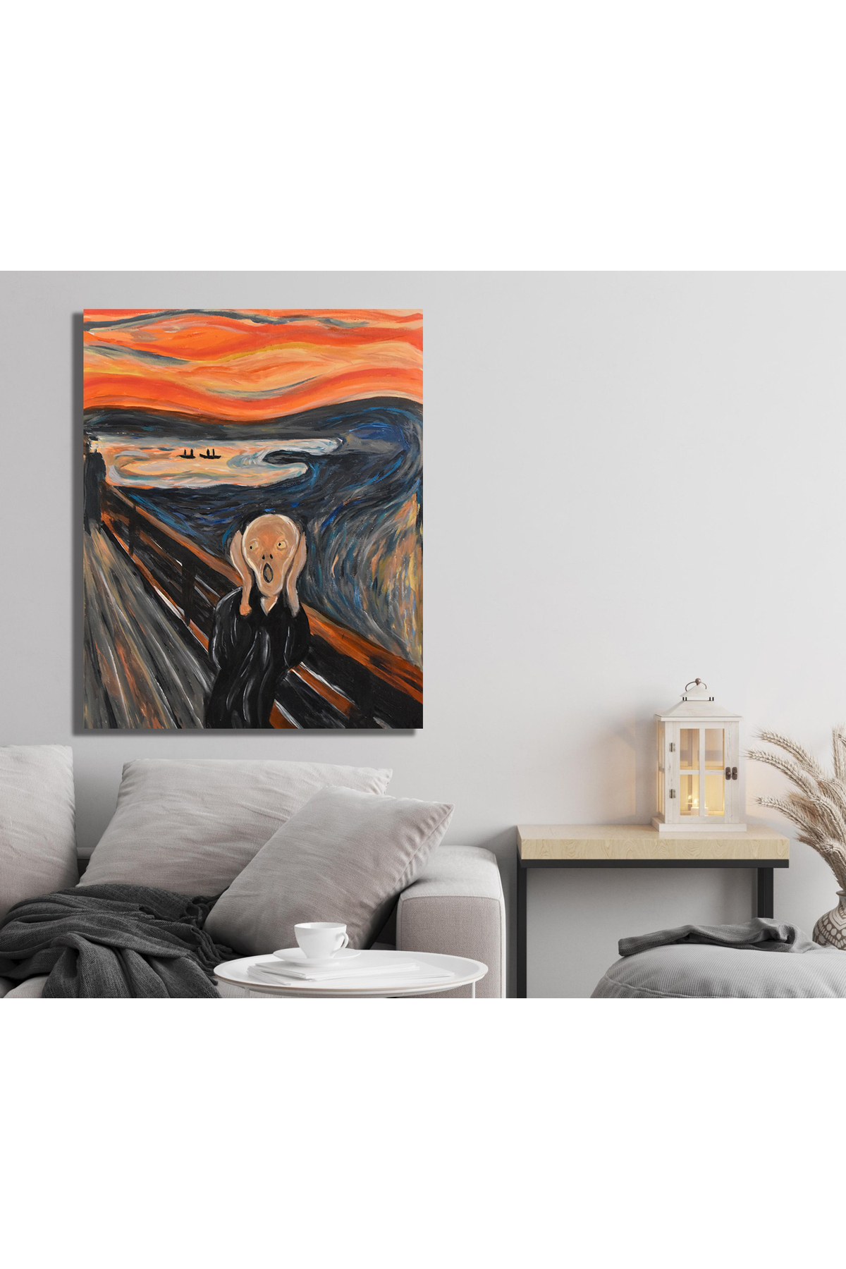 Korkmazkanvas Tuval Üzerine Yağlıboya Resim.Akrilik Sanat Eseri. Kanvas Tablo