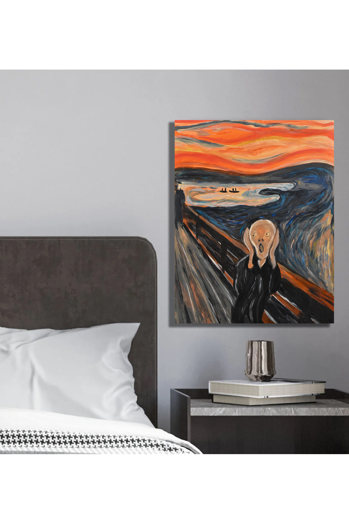 Korkmazkanvas Tuval Üzerine Yağlıboya Resim.Akrilik Sanat Eseri. Kanvas Tablo