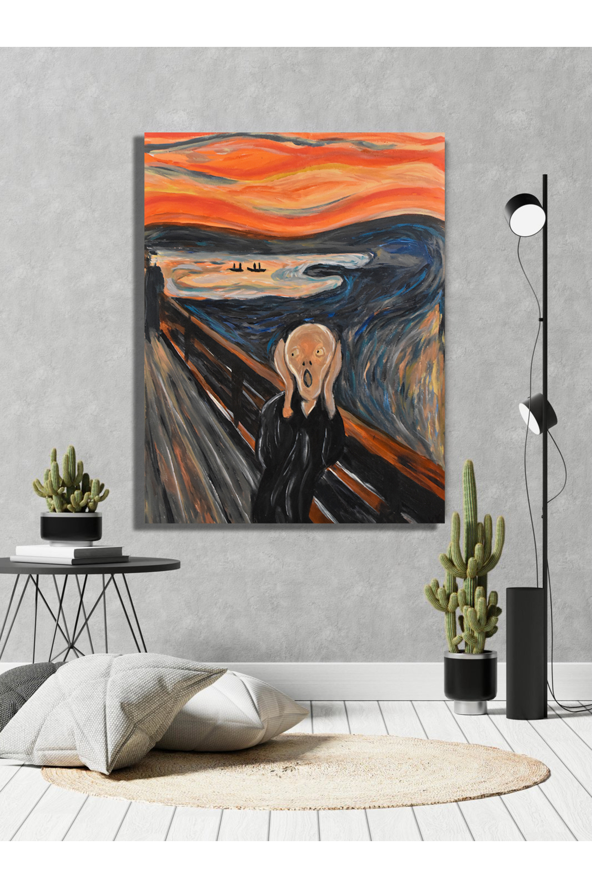 Korkmazkanvas Tuval Üzerine Yağlıboya Resim.Akrilik Sanat Eseri. Kanvas Tablo