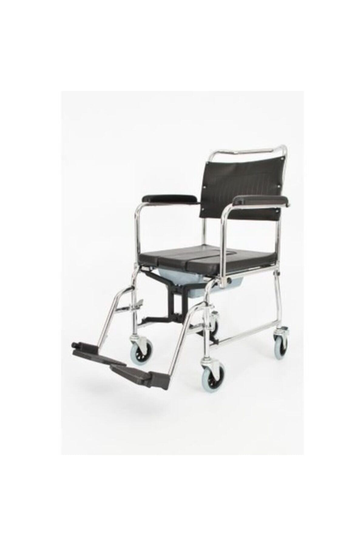 Comfort Plus Tuvaletli Özellikli Yan Kollari Çikar Ayak Çikar Katlanir Sandaly