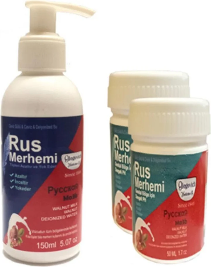 Tüy Dökücü Azaltıcı Merhem Seti - Rus Formüllü Tüy Bakımı 150ml + 50ml Fiyatı, Yorumları ve Özellikleri