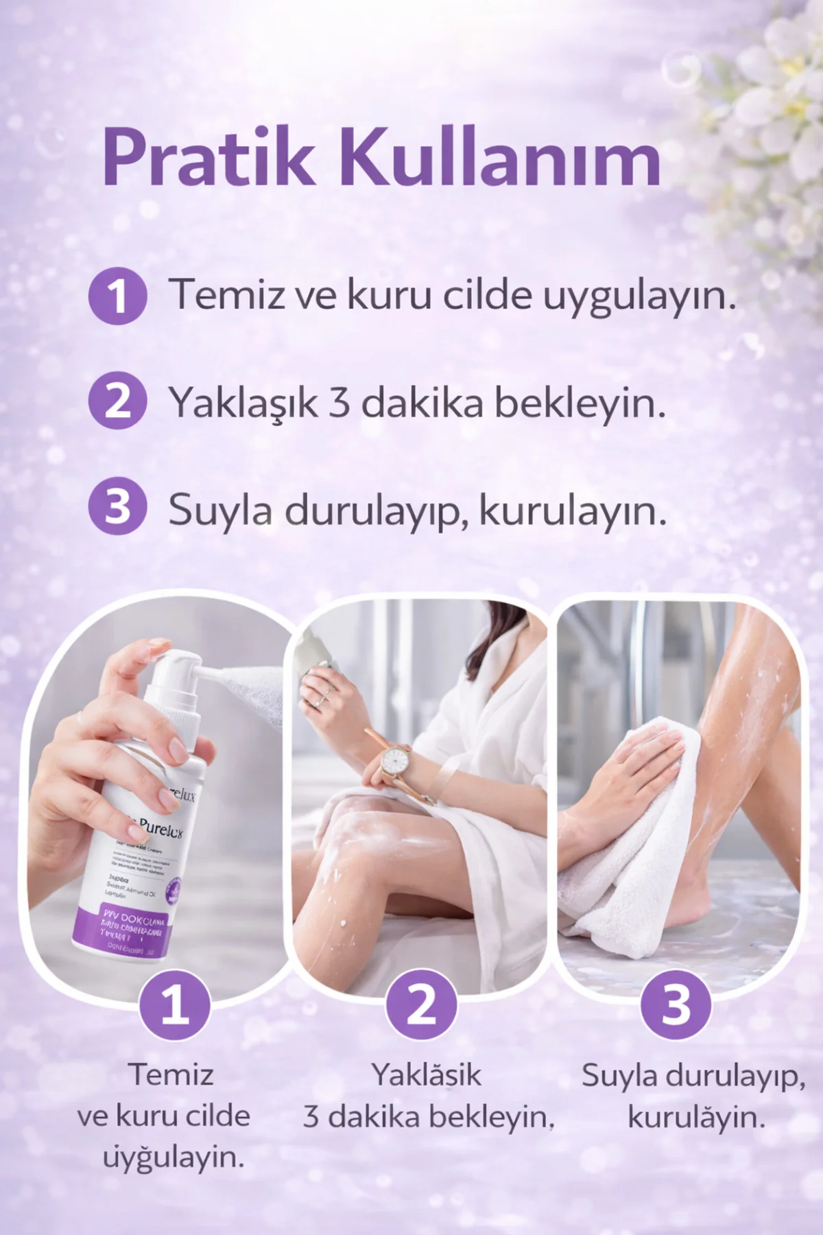 Tüy Dökücü Krem – Hassas Ciltlere Uygun Yumuşak ve Konforlu Tüy B