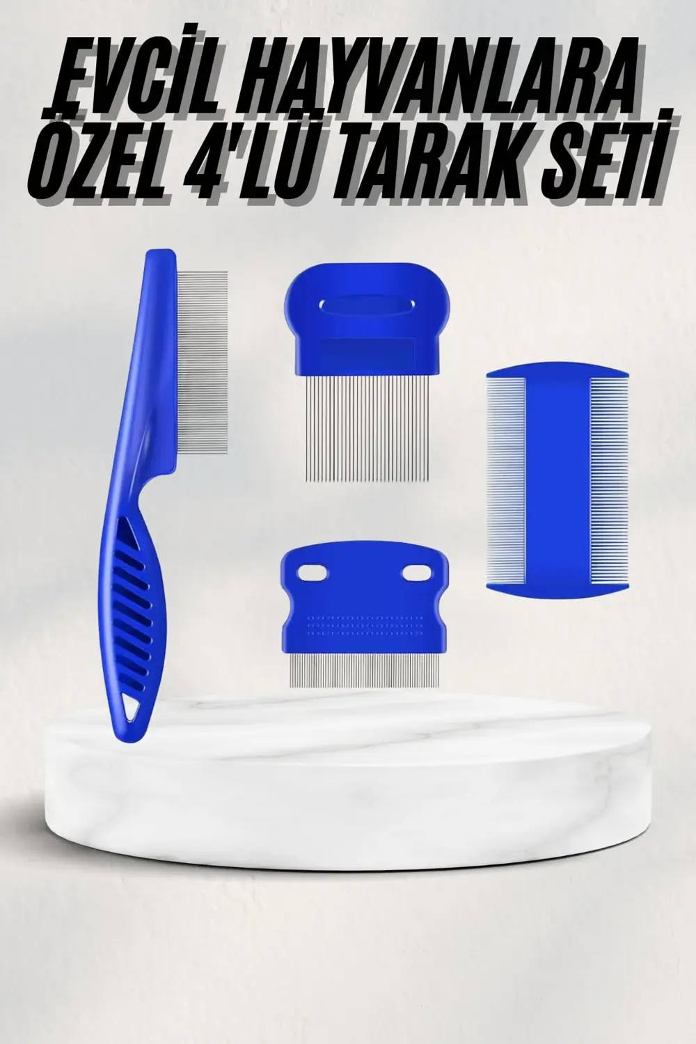 Tüy Fırçası Bit Tarağı Seti Evcil Hayvan Tüy Toplayıcı Bit Pire Ö