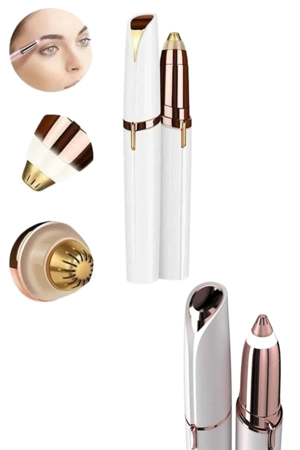 Rby Tüy Kıl Alma Kaş Bıyık Unisex Yüz Bakım Epilasyon Aleti Pilli