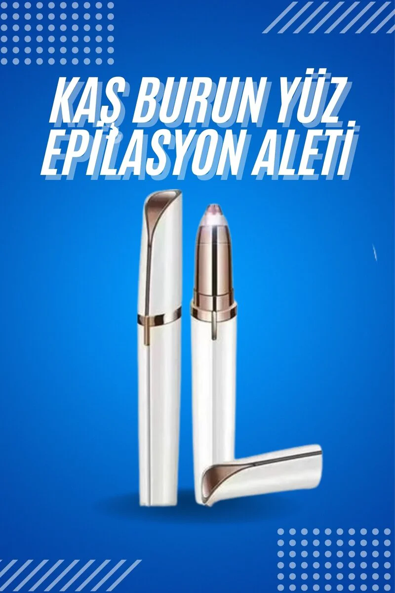 Tüy Kıl Alma Kaş Bıyık Epilasyon Aleti - Ev Tipi Lazer & Pilli