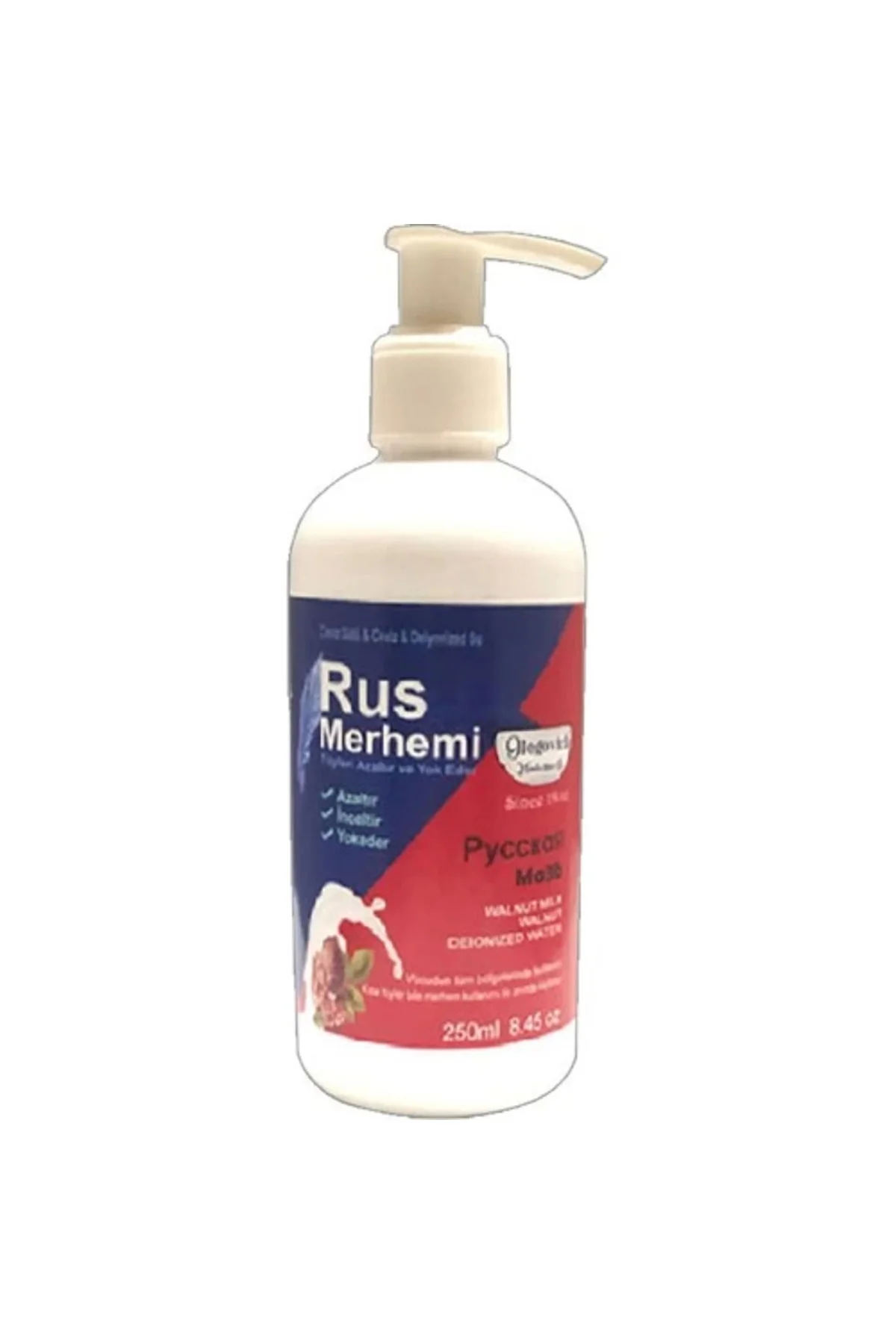 Tüy Kremi 250 ml - Ceviz Sütlü & Cevizli Russ Merhemi ile Besleyici Bakım
