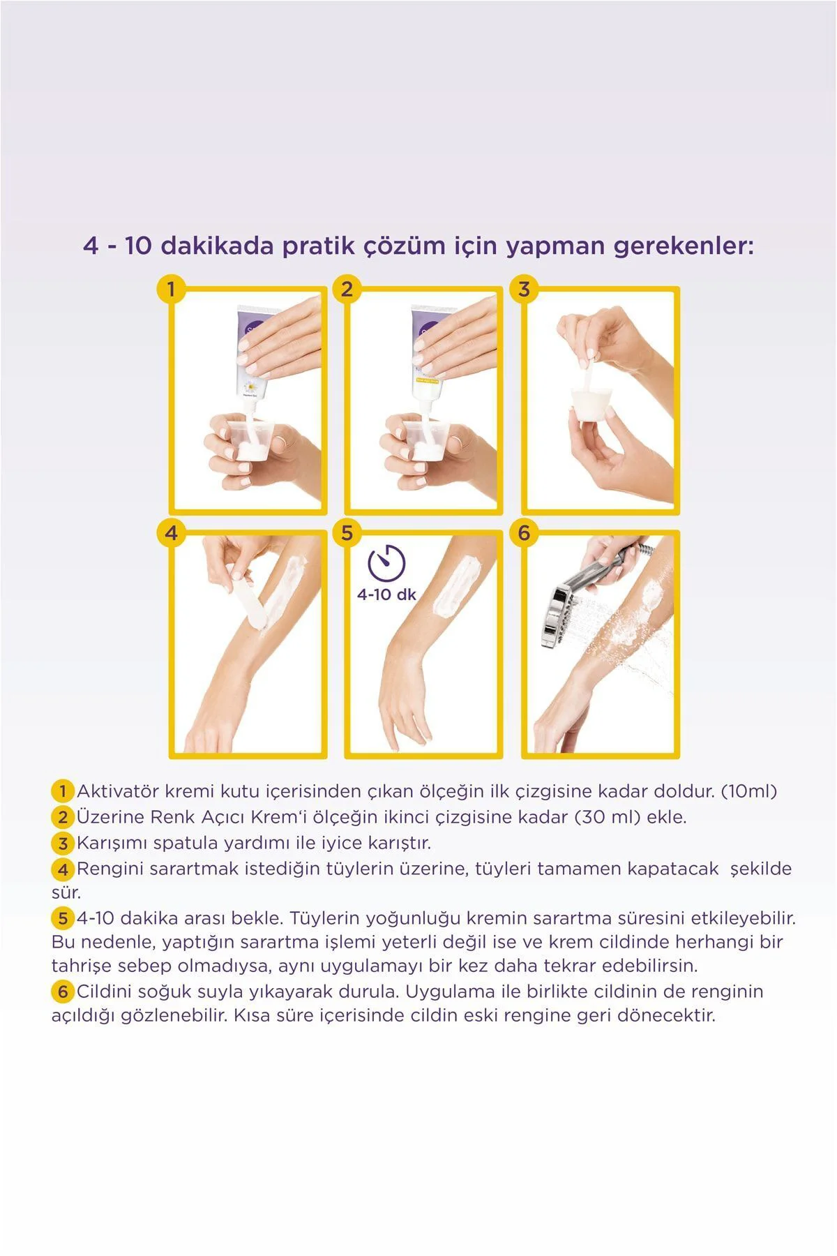 TÜY SARARTICI KREM 35 GR+18GR = 53 GR PAKET 2 ADET - Görsel 6