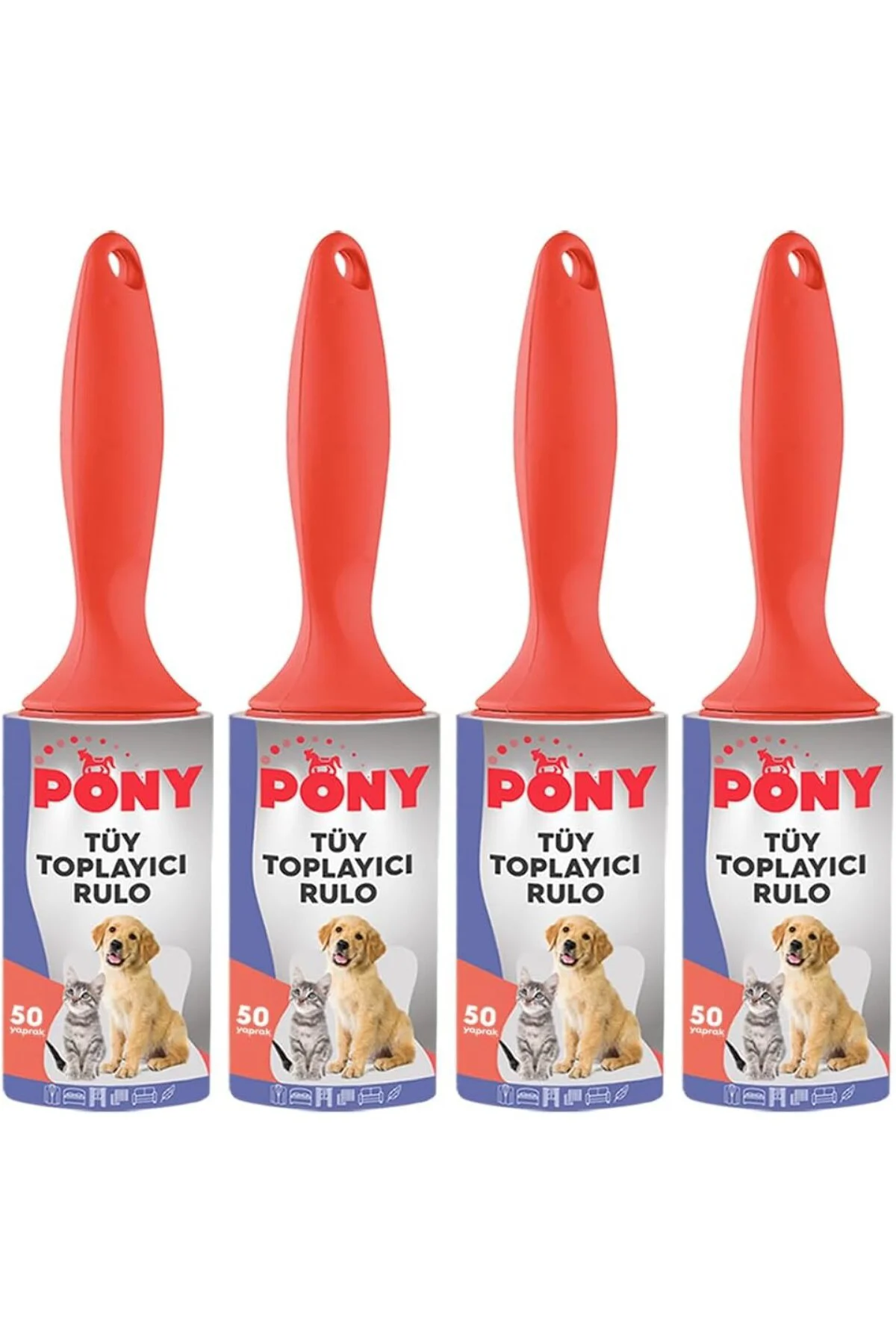 TÜY TOPLAYICI RULO 4 LÜ SET KEDİ KÖPEK