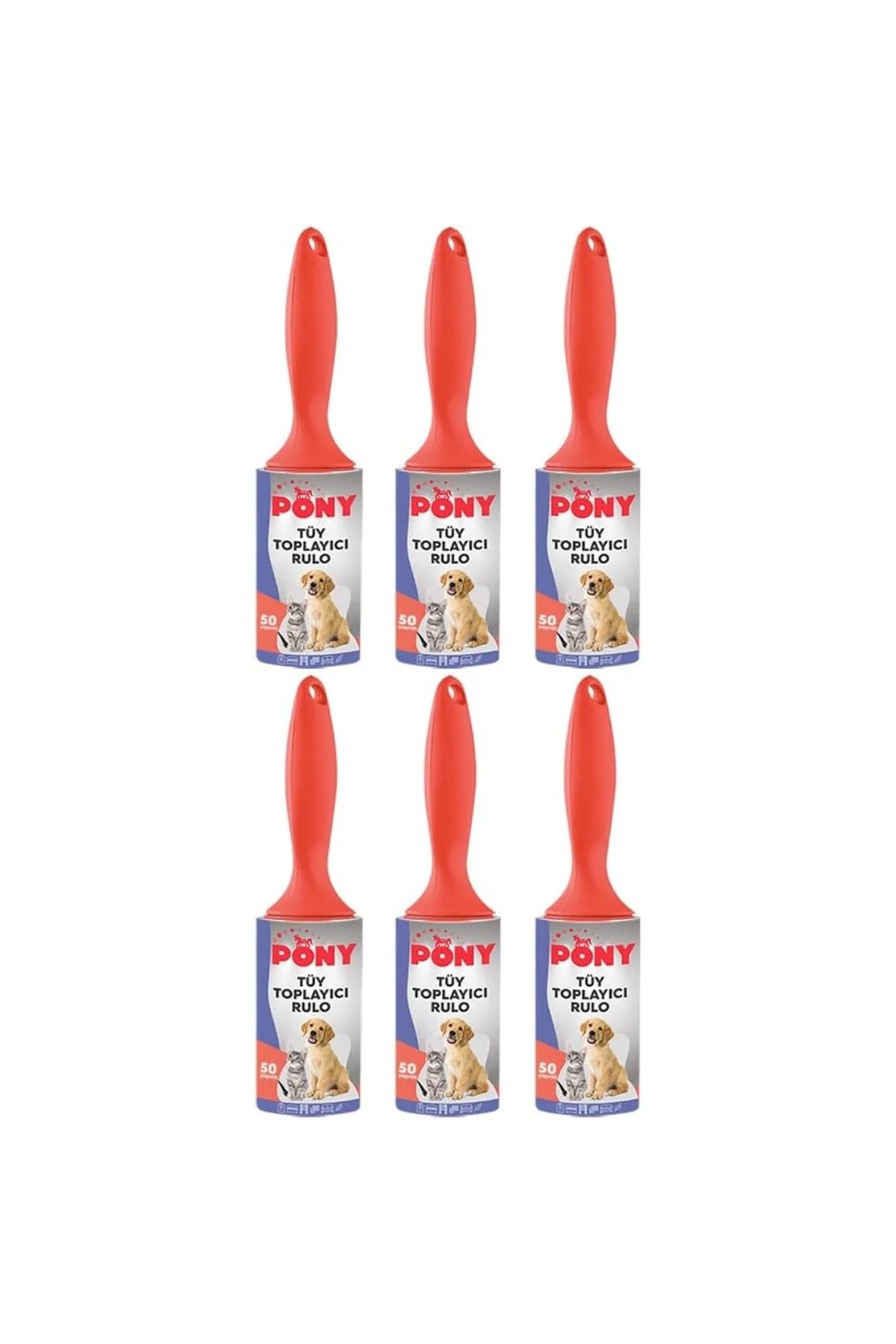 TÜY TOPLAYICI RULO 6 LI SET KEDİ KÖPEK