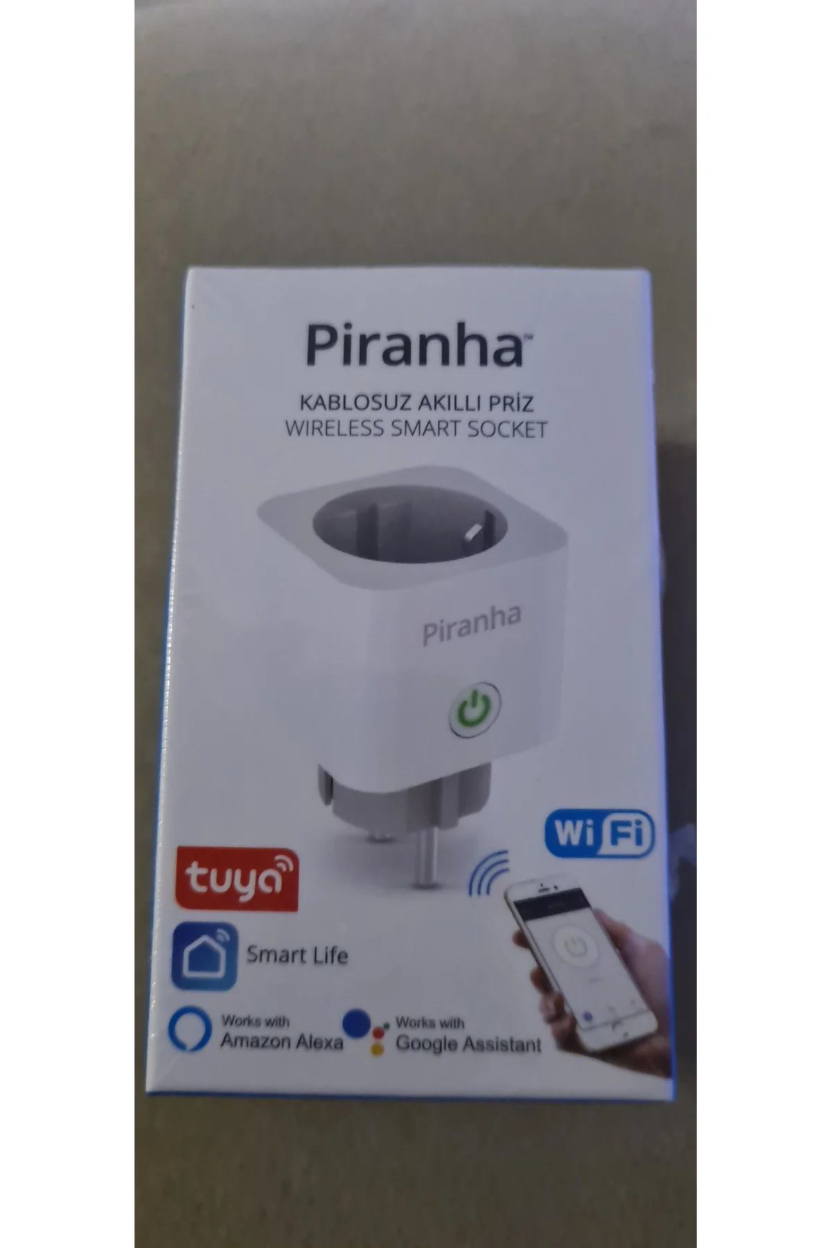 Tuya Destekli Akıllı Wi-Fi Priz Tuya Destekli Akıllı Wi-Fi Priz