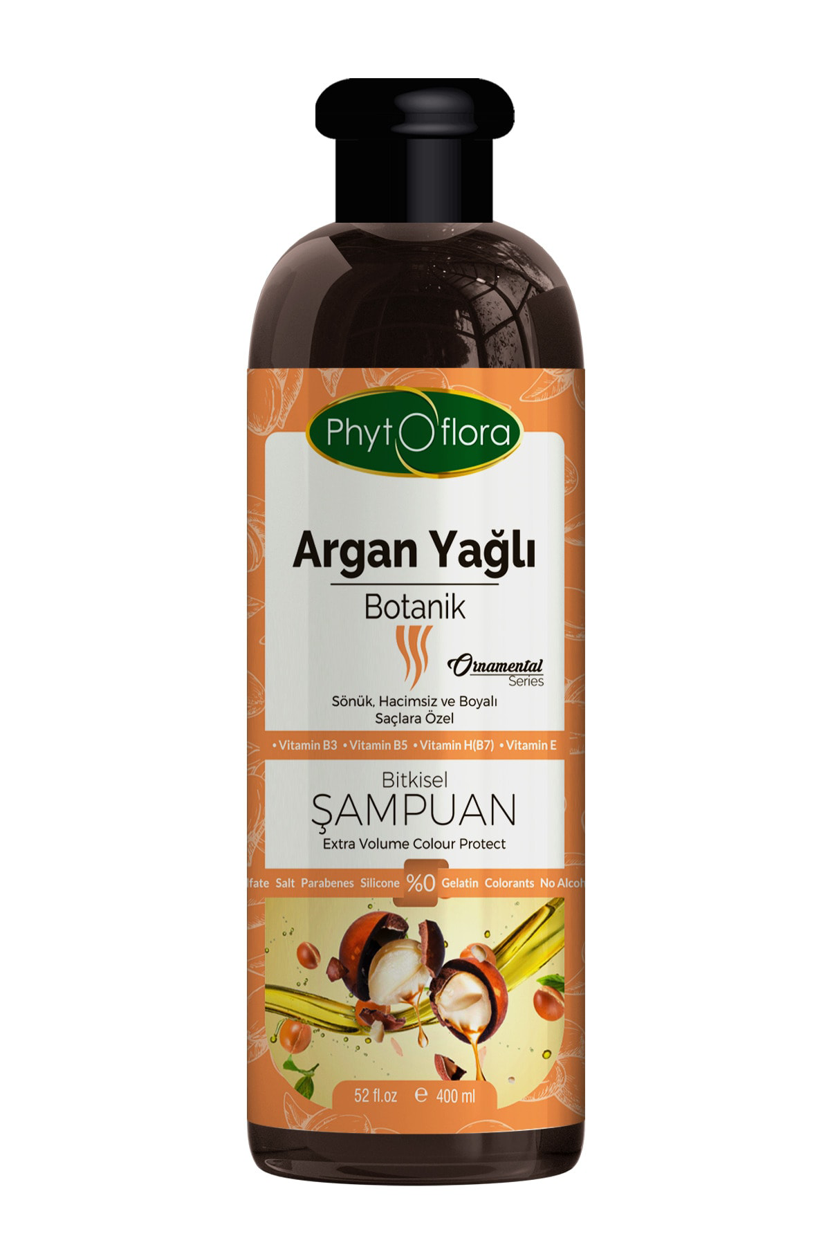 Phytoflora Tuzsuz Hassas Sönük Hacimsiz Ve Boyalı Saçlara Özel Argan Yağlı B