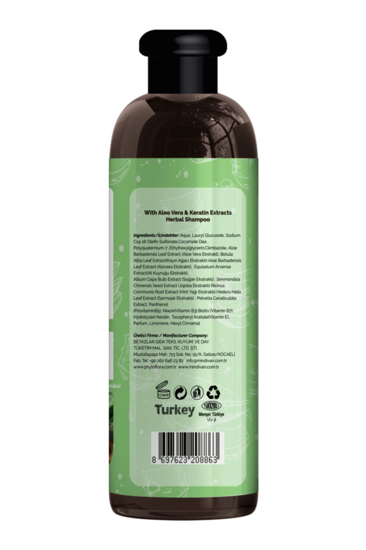 Tuzsuz Kuru Ve Kepekli Saçlara Özel Aloe Vera Ve Keratin Ilaveli 