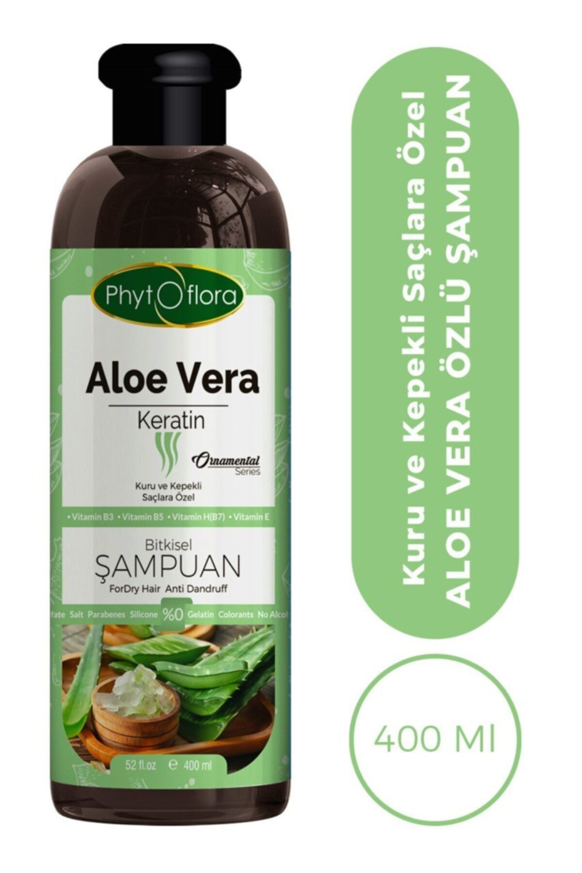 Tuzsuz Kuru Ve Kepekli Saçlara Özel Aloe Vera Ve Keratin Ilaveli 