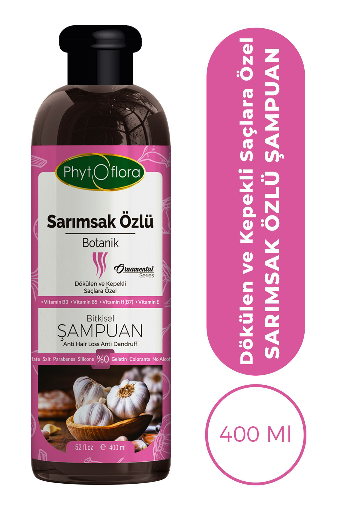 Tuzsuz Yağlı Ve Dökülen Ve Kepekli Saçlara Özel Sarımsak Özlü Bit