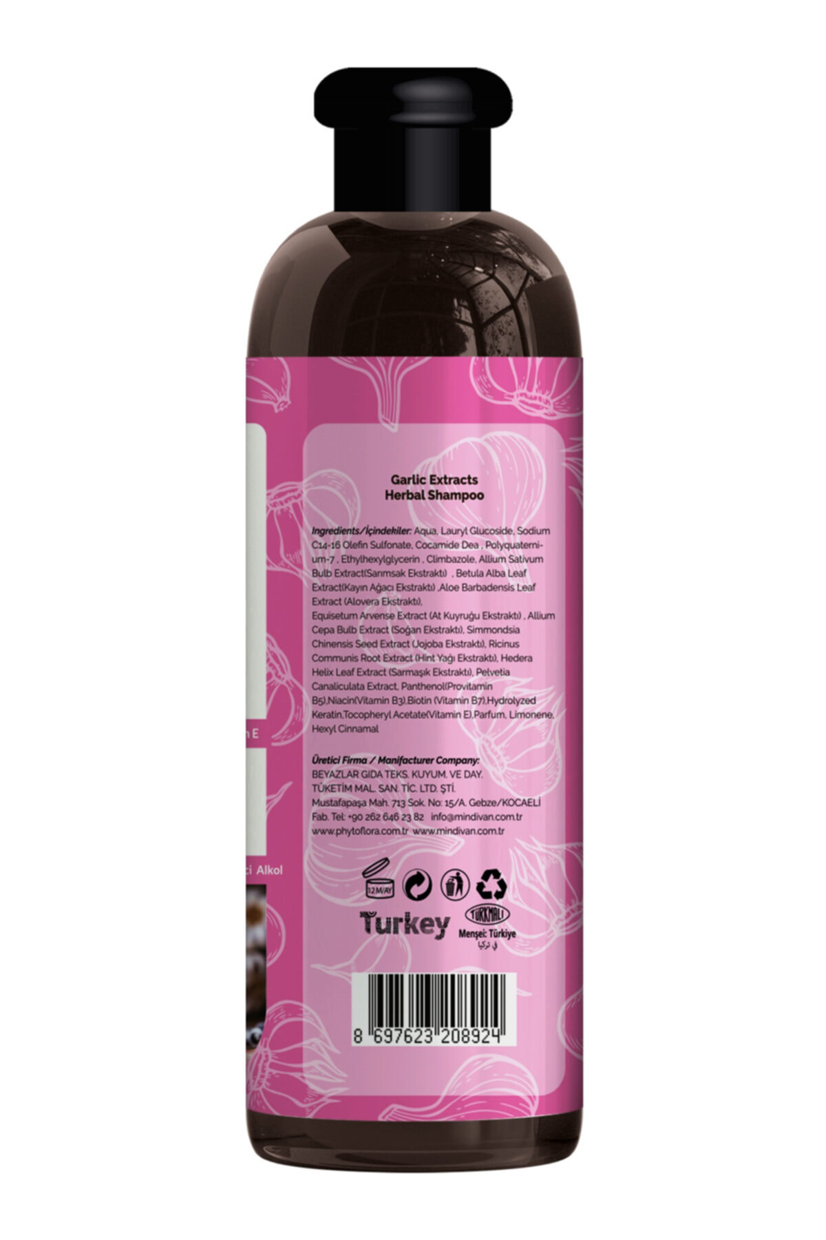 Tuzsuz Yağlı Ve Dökülen Ve Kepekli Saçlara Özel Sarımsak Özlü Bit