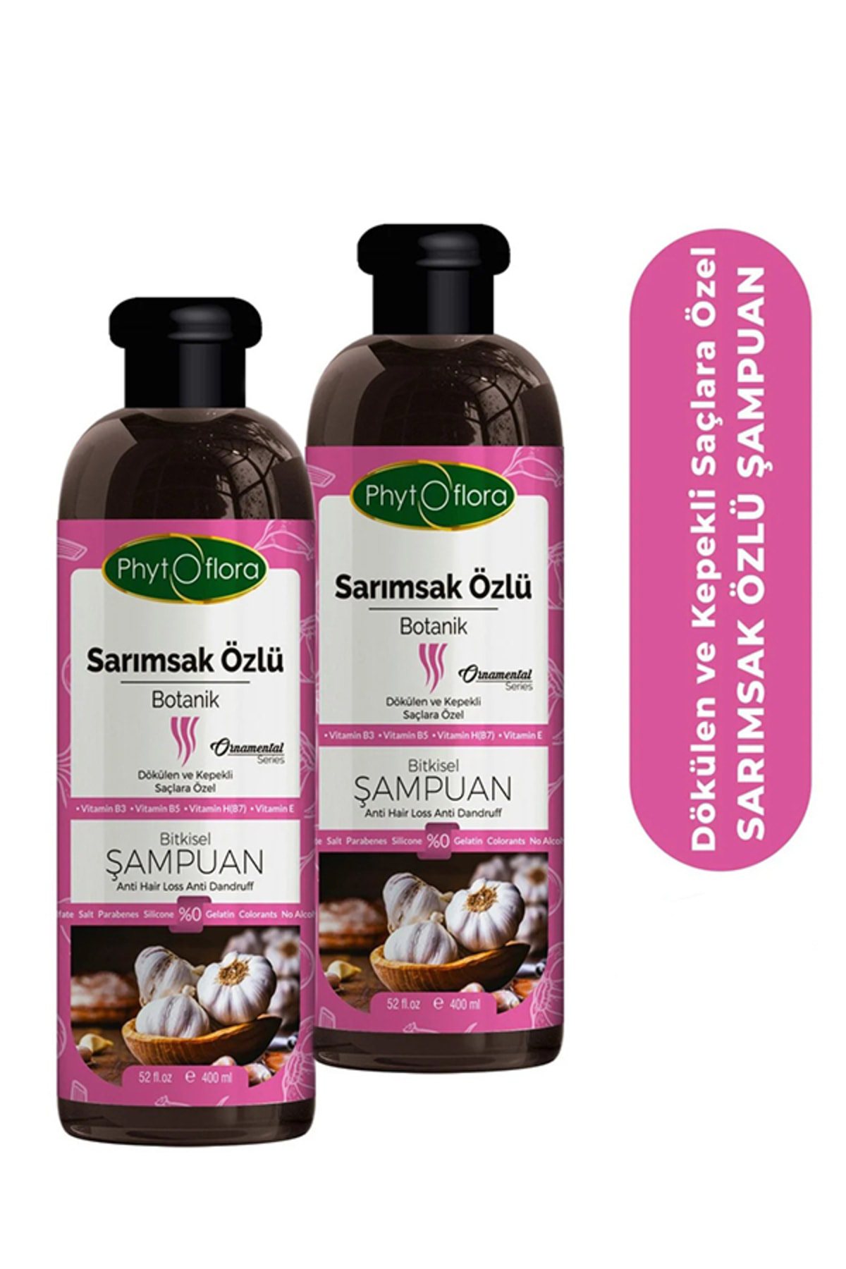 Tuzsuz Yağlı Ve Dökülen Ve Kepekli Saçlara Özel Sarımsak Özlü Bit