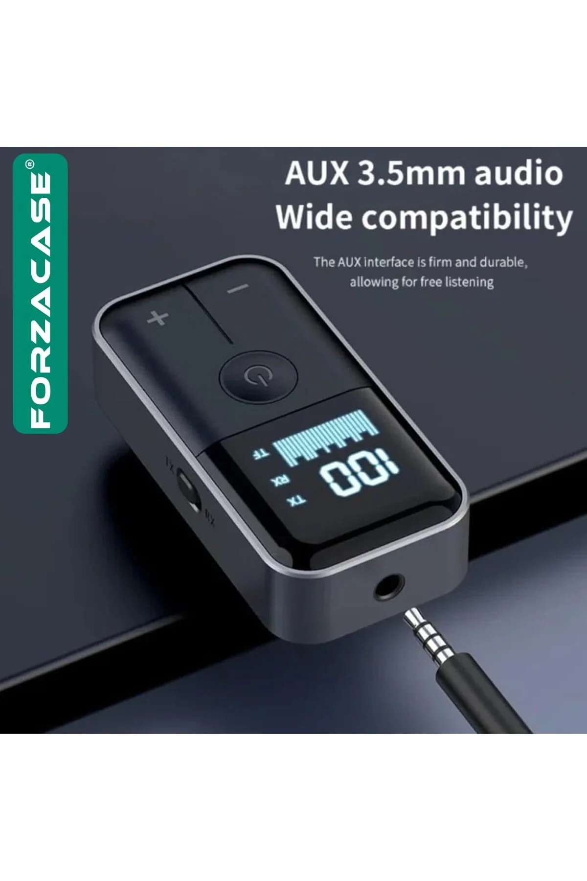 TV, Araç, Bilgisayar Uyumlu 2in1 Aux Bluetooth 5.4 TF Kartlı Kabl