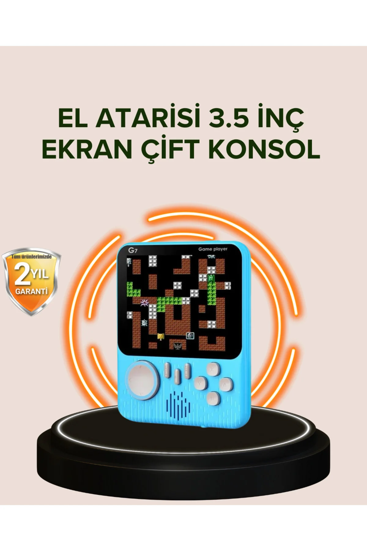 TV Bağlantılı Çift Oyunculu Şarjlı Retro Gamepad Seti