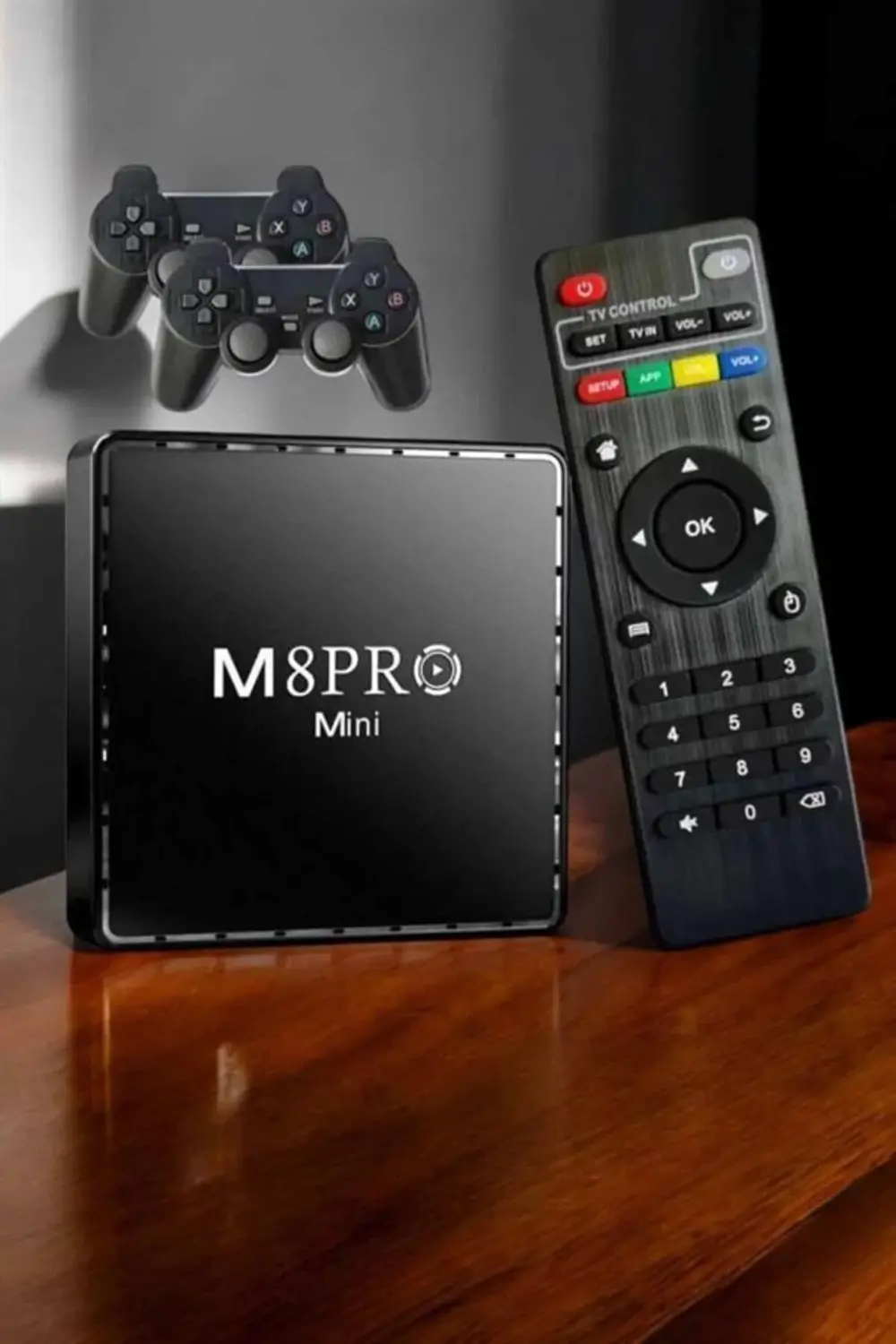 TV Box Çift Oyun Kollu 10000 Oyunlu Atari