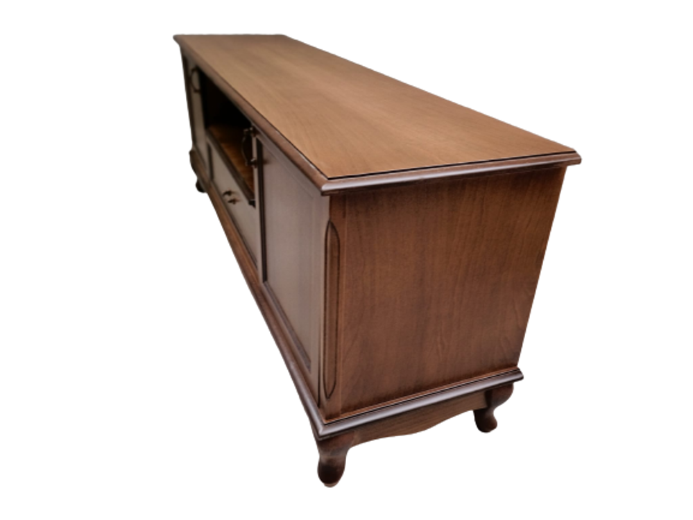 Tv Sehpa ST 13744 Klasik Model Ahşap Kaplama Kayın Aslan Ayak Cev